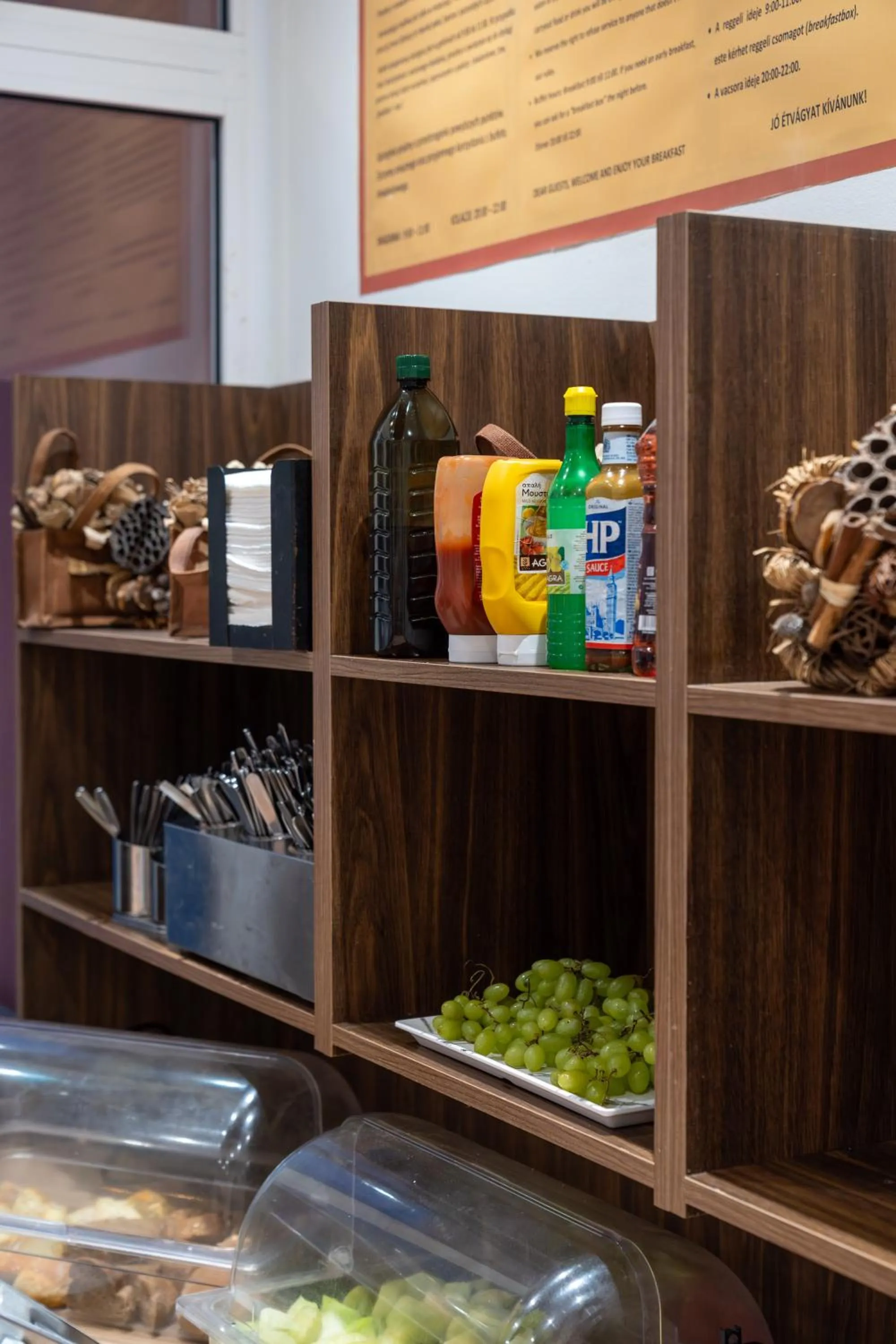 Buffet breakfast in Angelina Hotel & Apartments