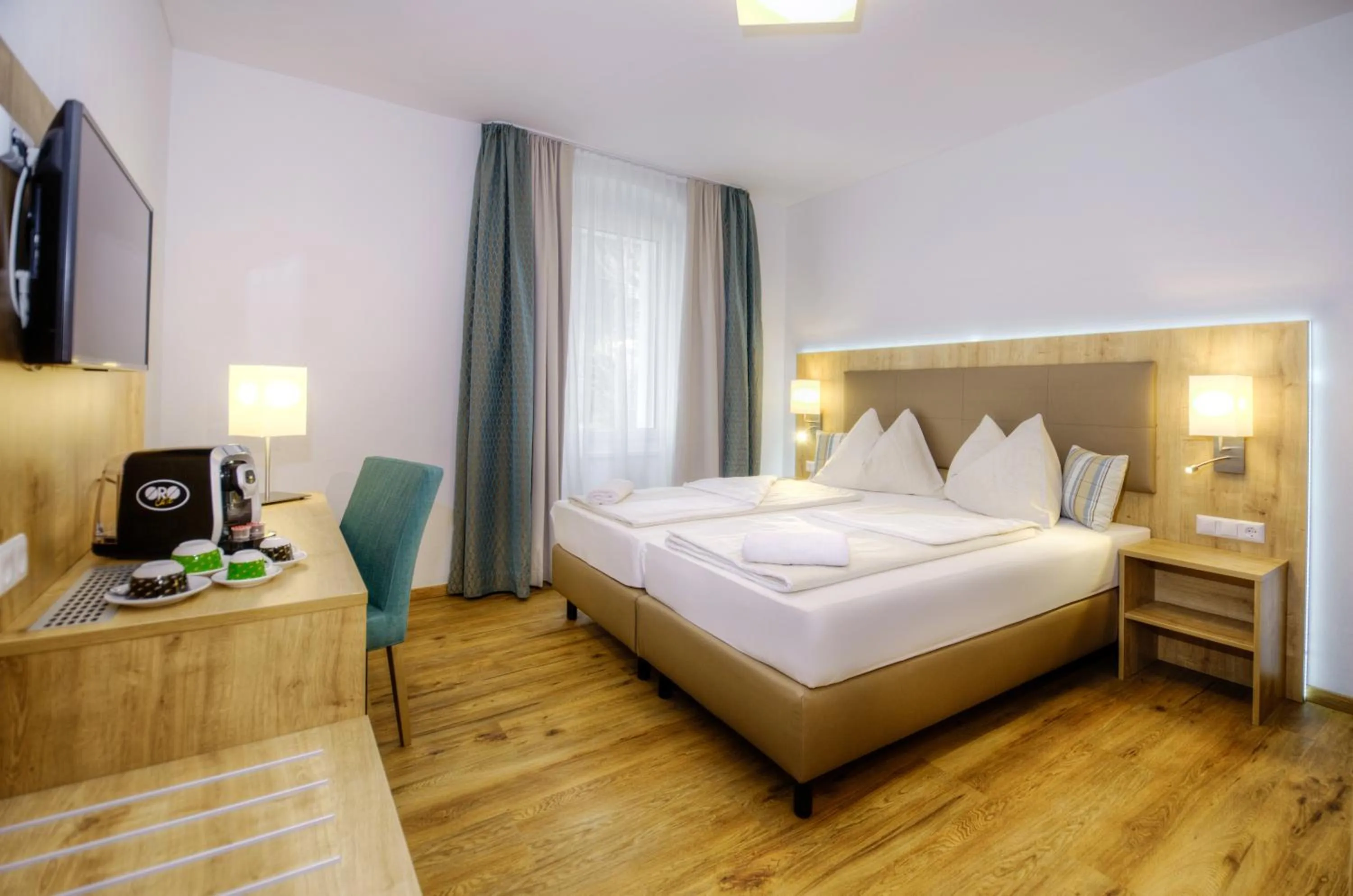 Photo of the whole room, Bed in Hotel Bergkristall