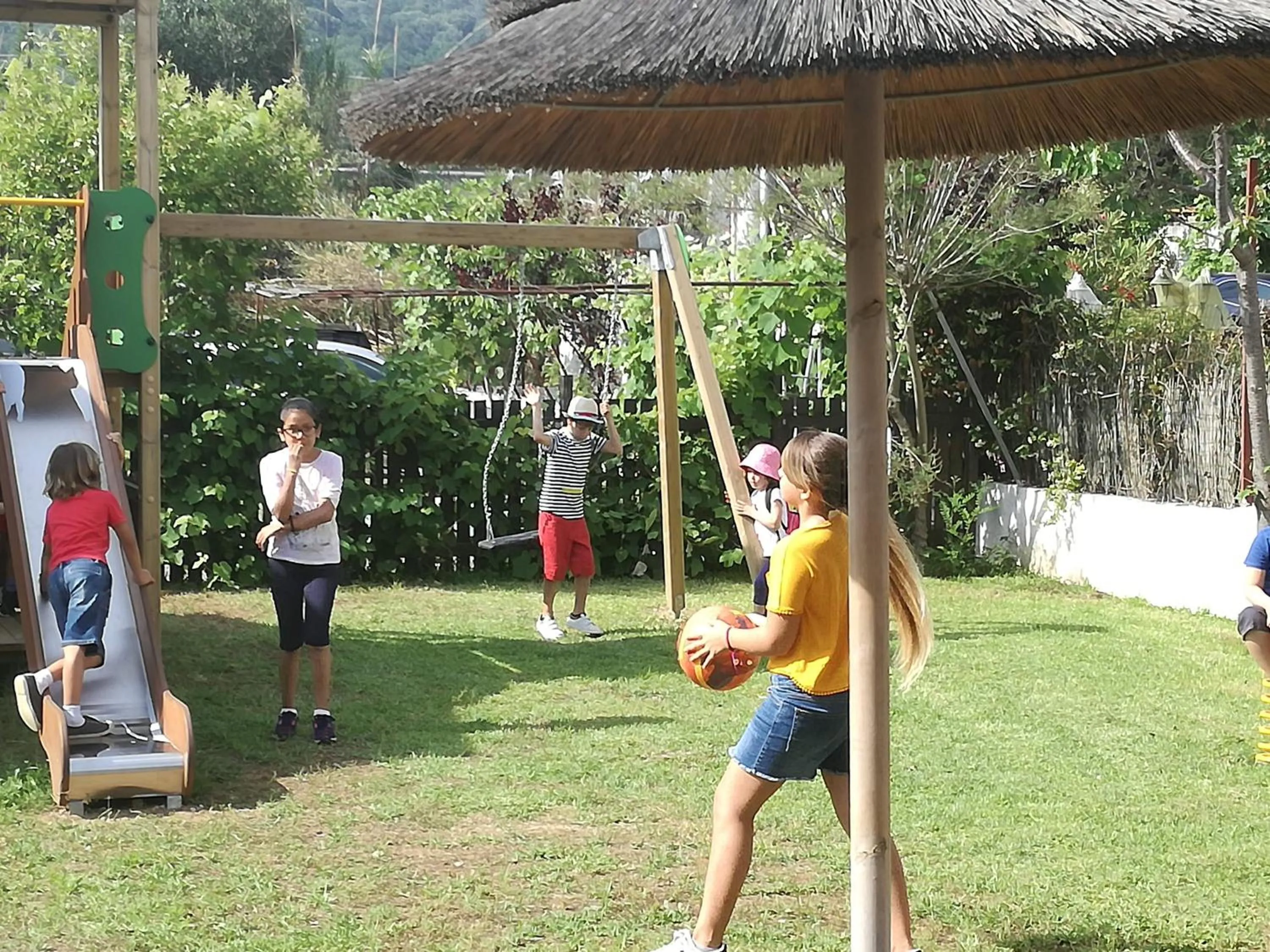 Children play ground in Hotel Villaggio Tabù