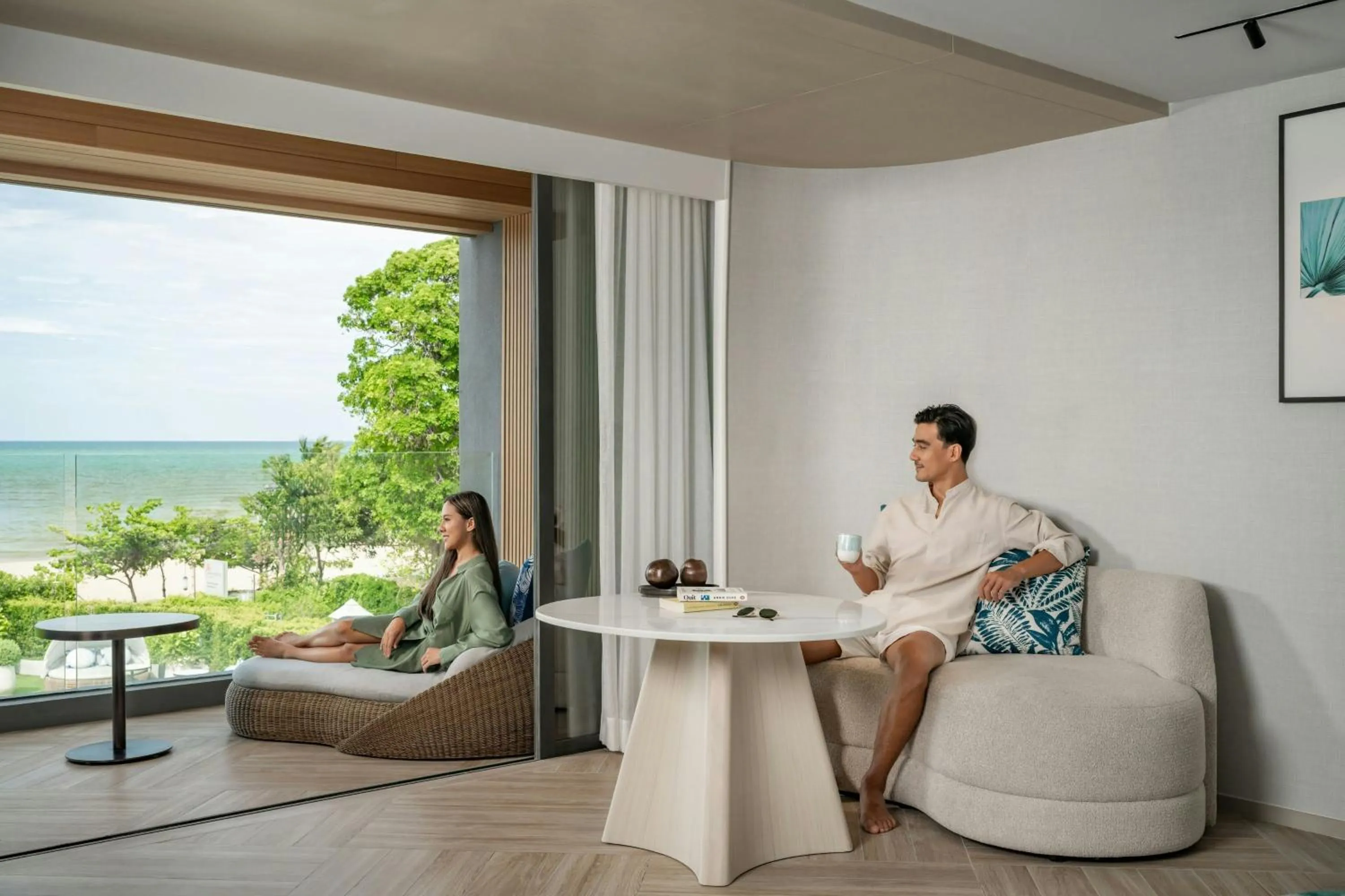 Living room in Pattaya Marriott Resort and Spa