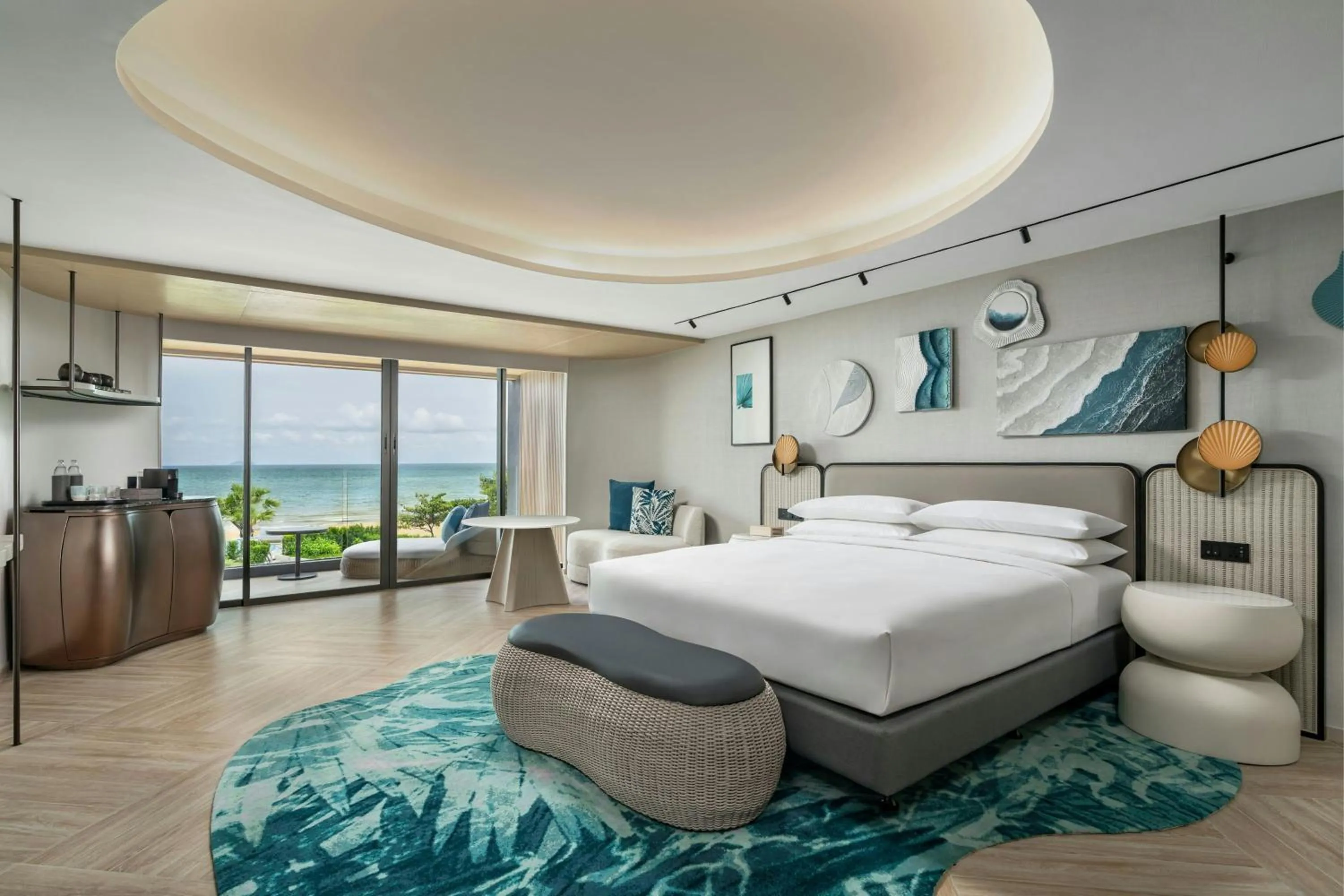 Bedroom, Bed in Pattaya Marriott Resort and Spa