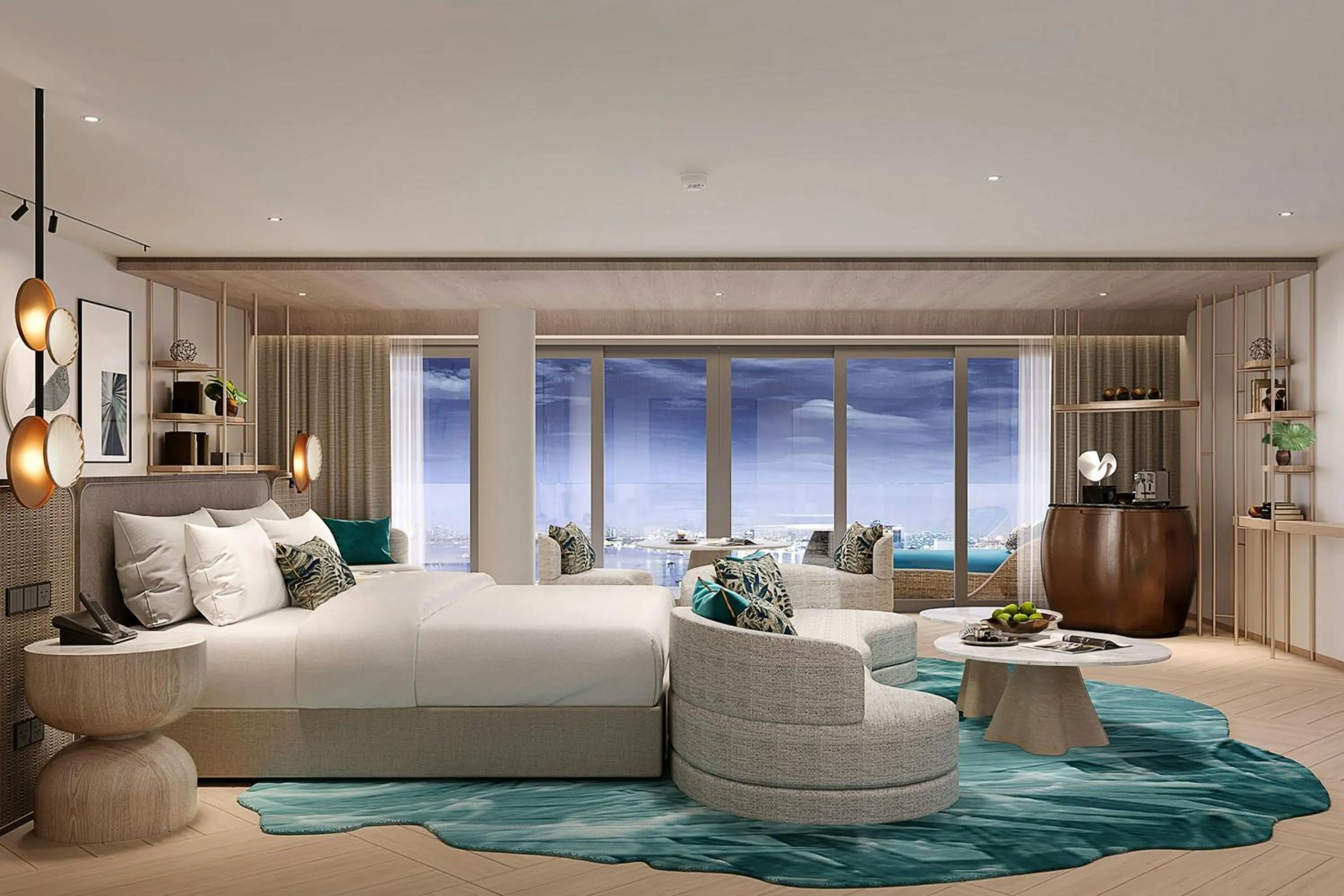 Photo of the whole room, Bed in Pattaya Marriott Resort and Spa