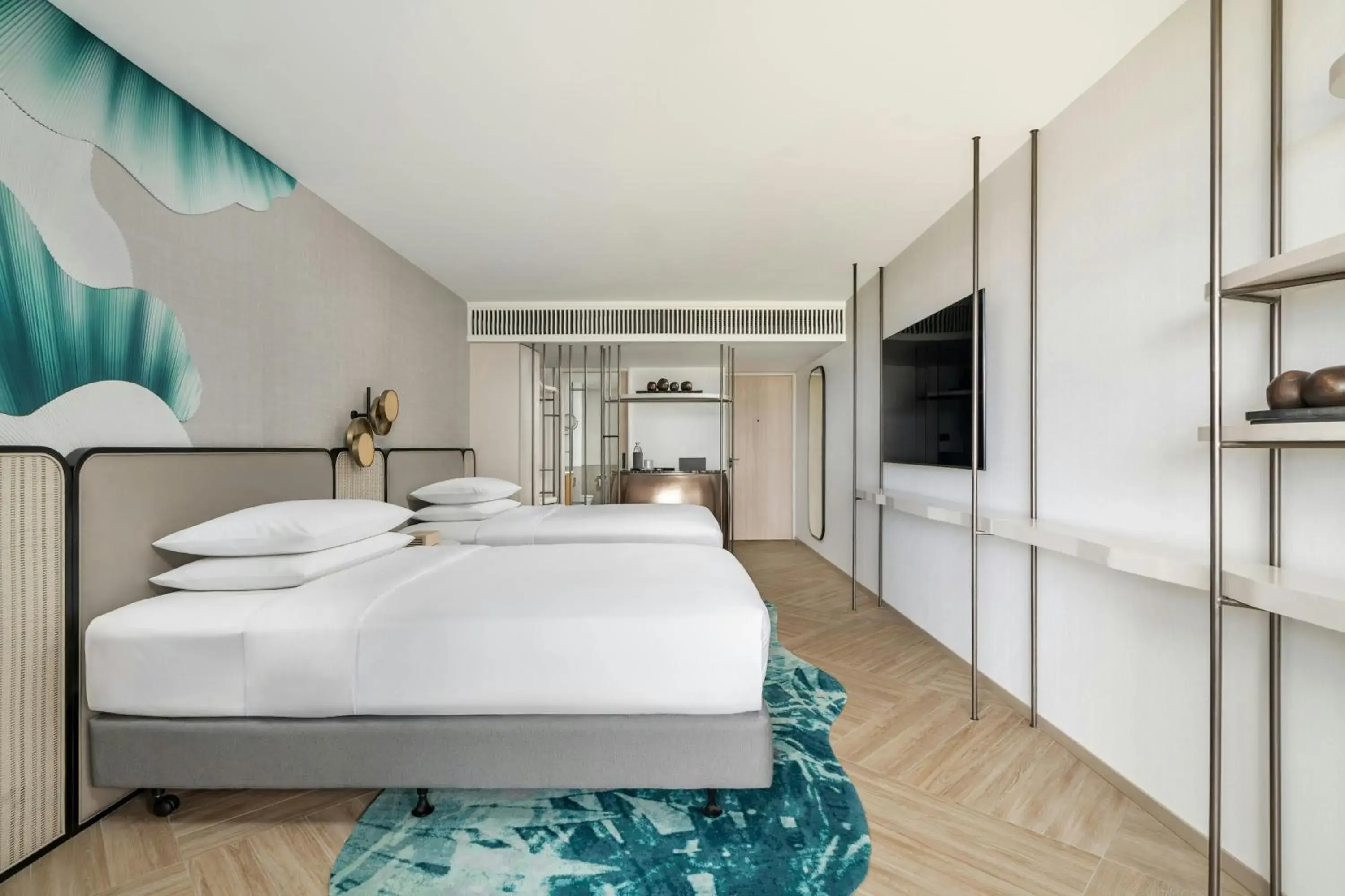 Premium Deluxe, Guest Room, 2 Double, Sea View, Balcony in Pattaya Marriott Resort and Spa Premium Deluxe, Guest Room, 2 Double, Sea View, Balcony in Pattaya Marriott Resort and Spa