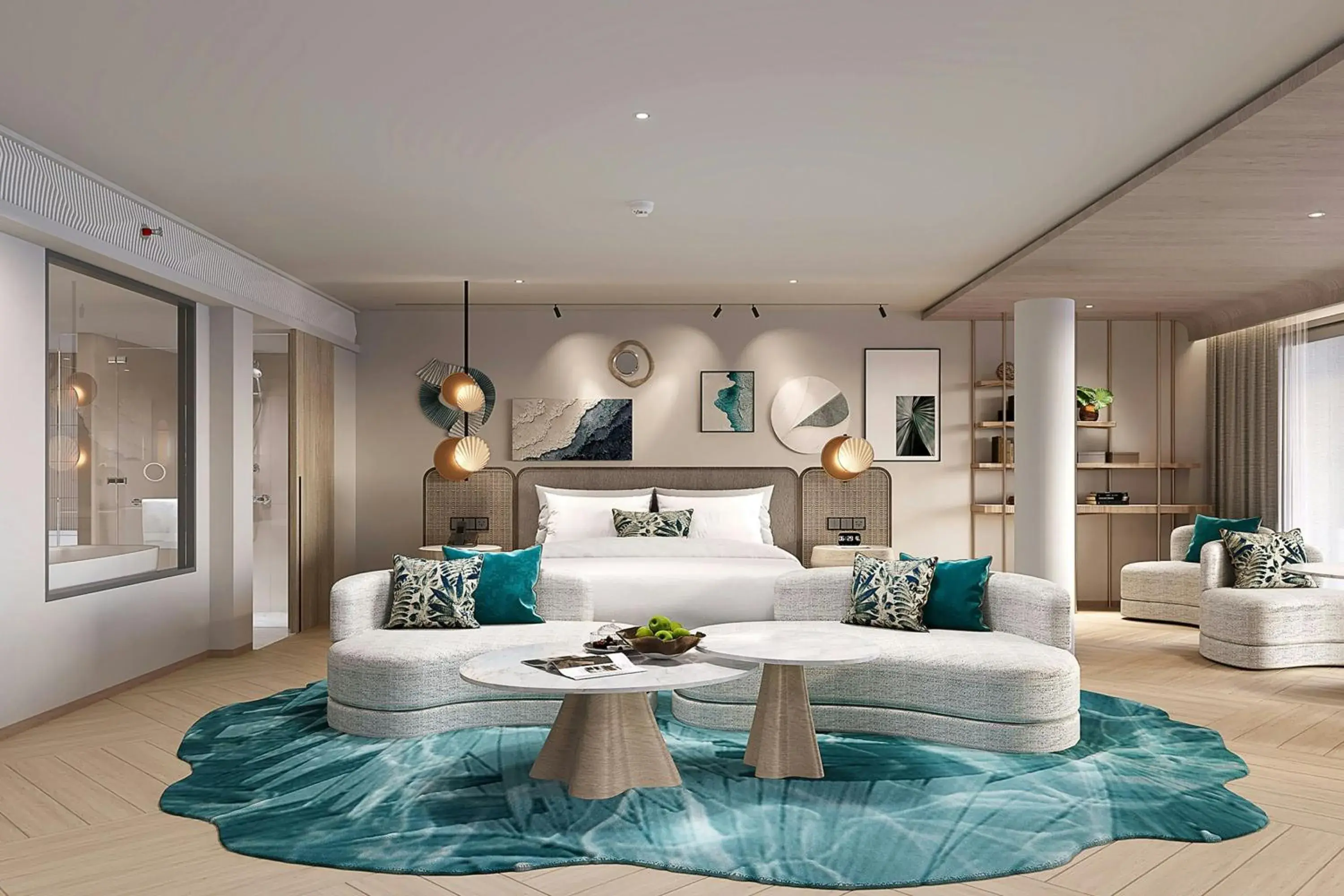 Garden Suite, 1 King, Garden Access in Pattaya Marriott Resort and Spa Garden Suite, 1 King, Garden Access in Pattaya Marriott Resort and Spa