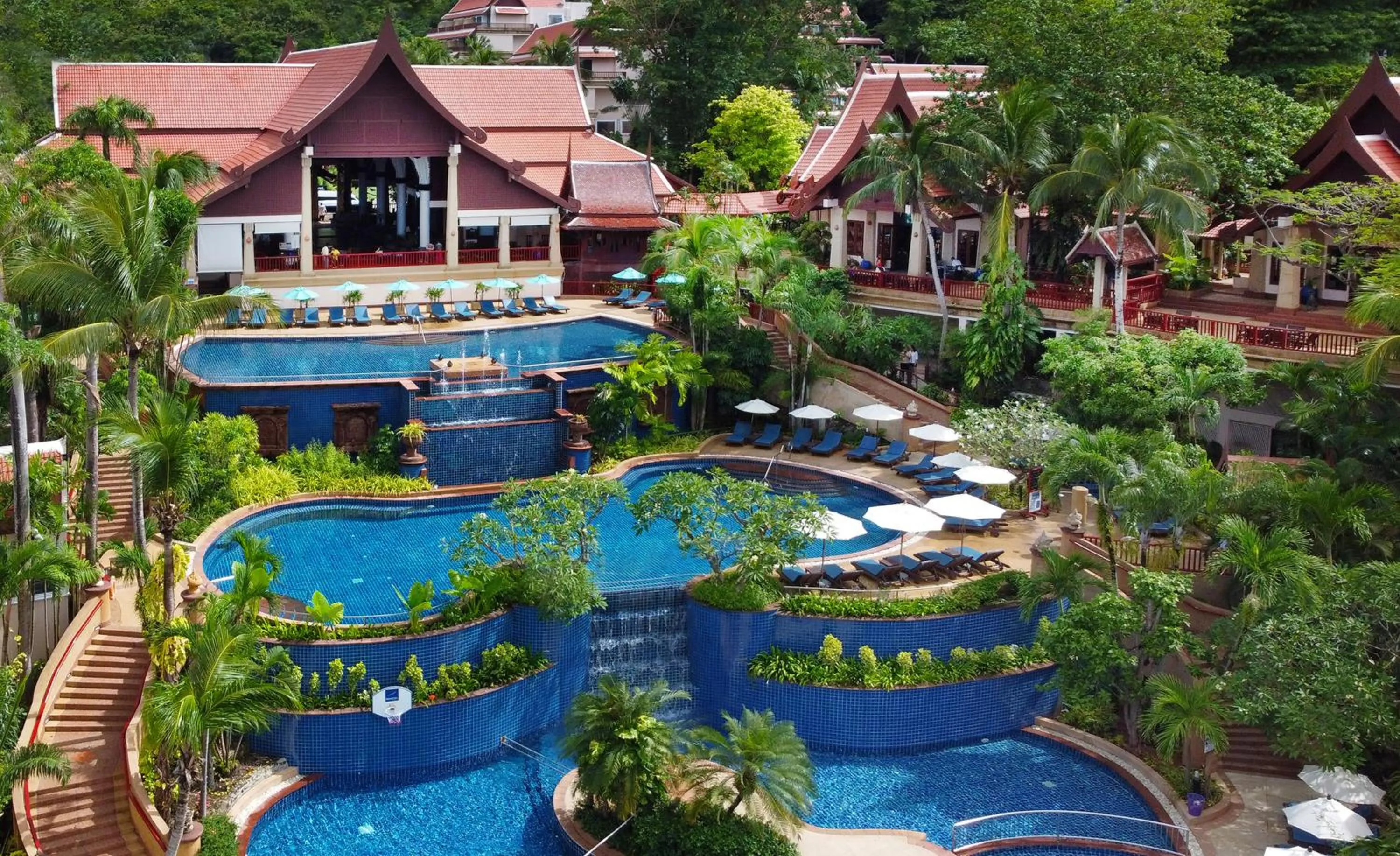 Pool view in Novotel Phuket Resort