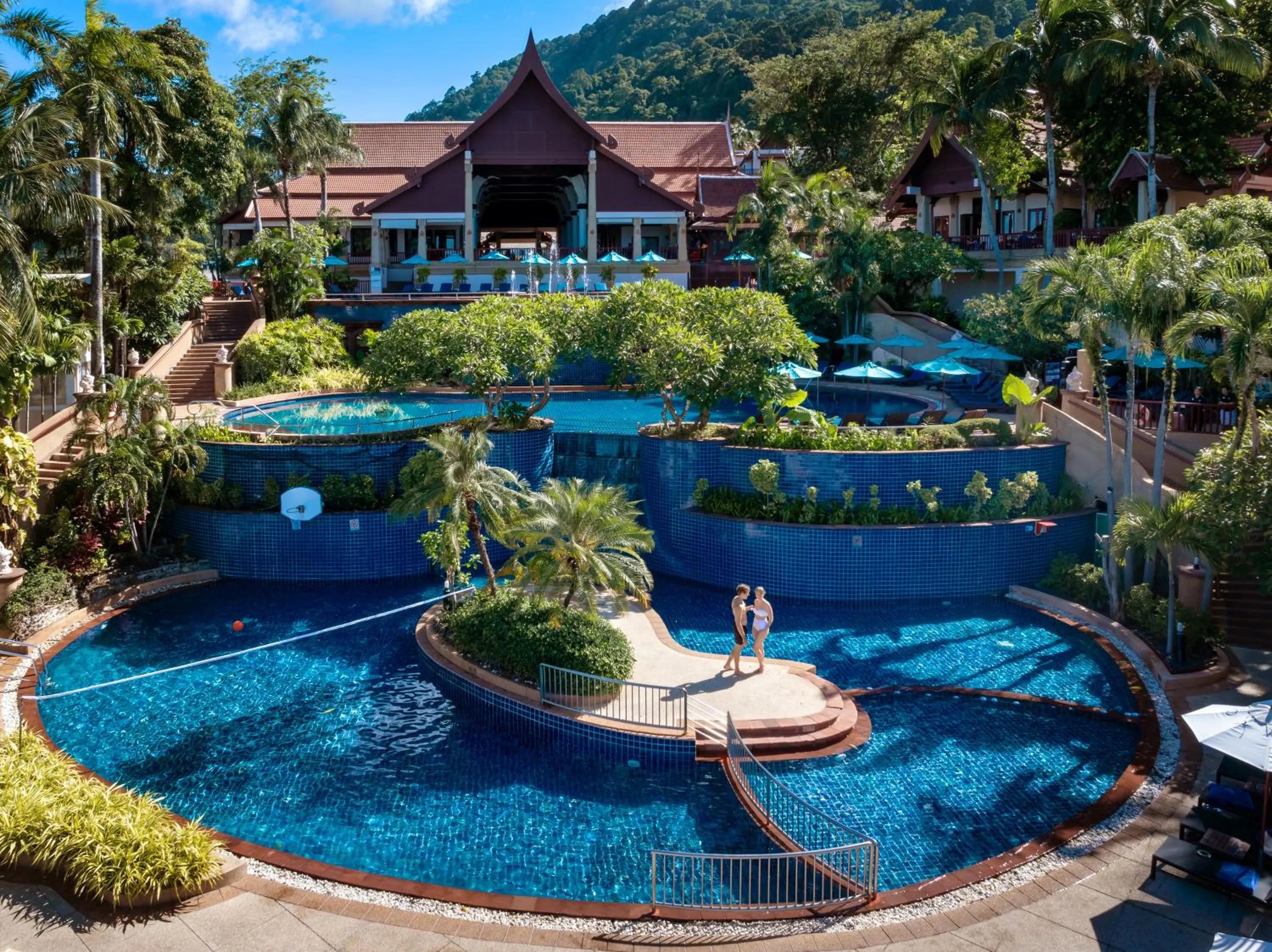 Pool view in Novotel Phuket Resort