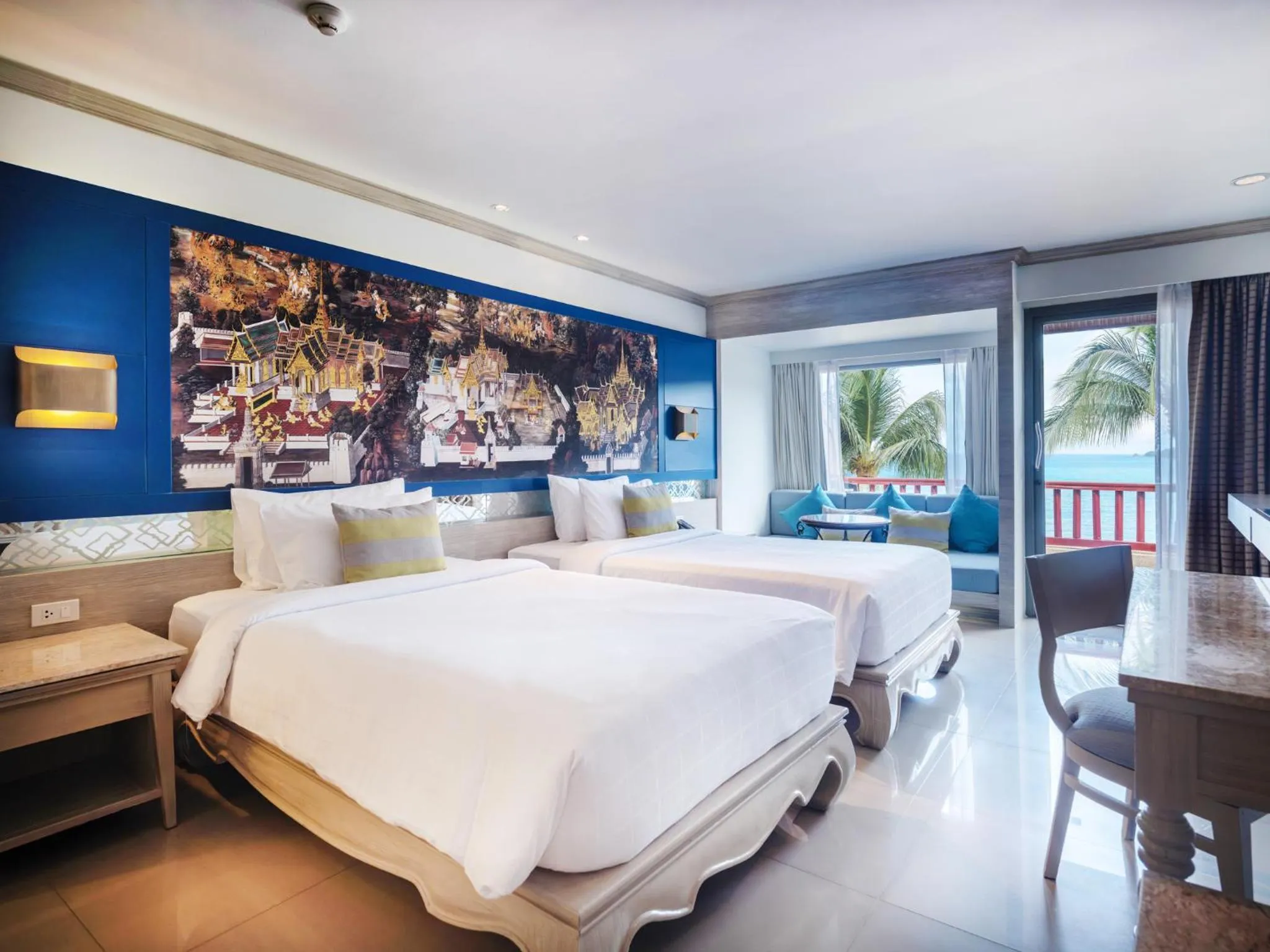 Bed in Novotel Phuket Resort