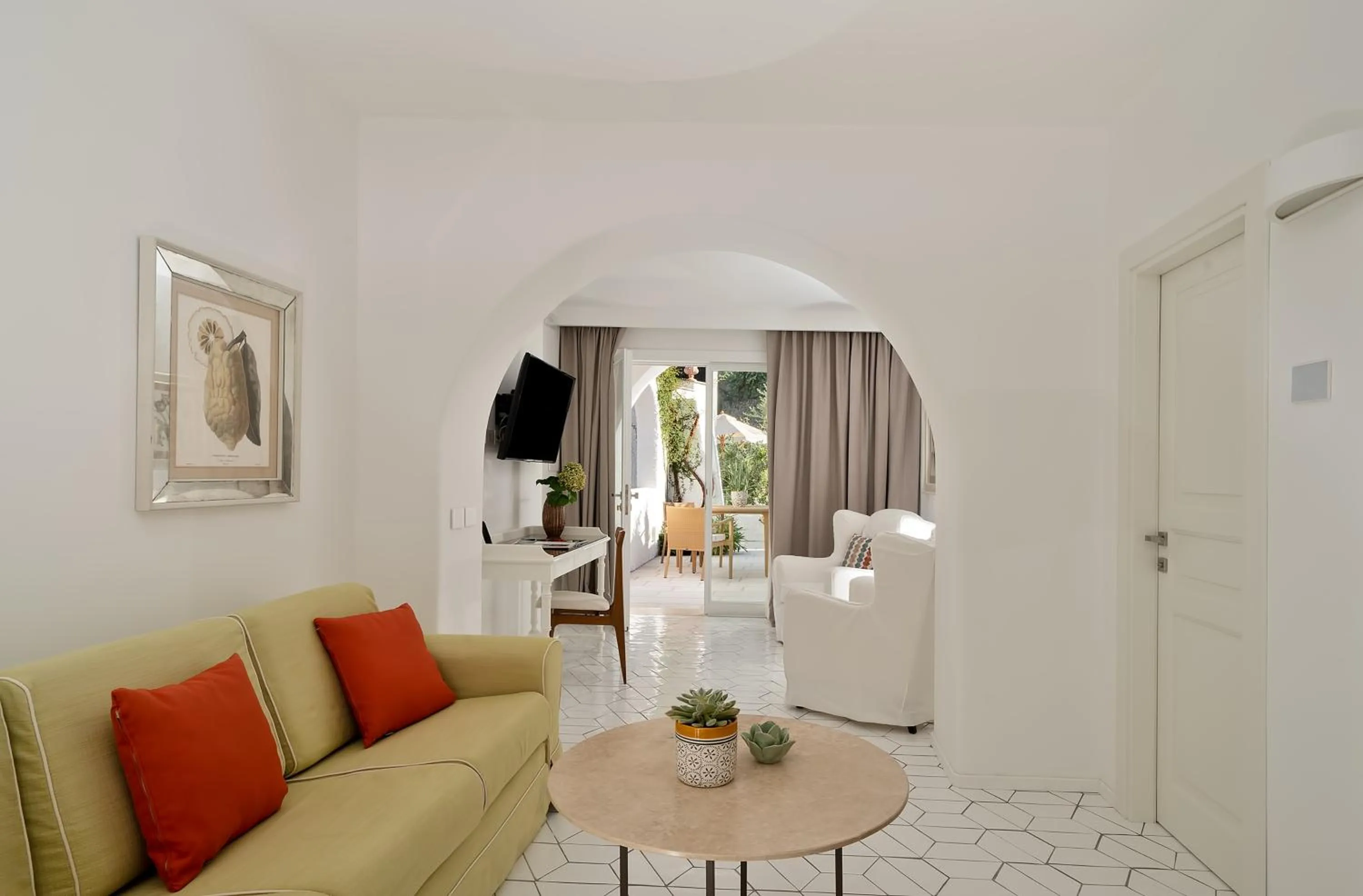 Living room in Botania Relais & Spa - The Leading Hotels of the World