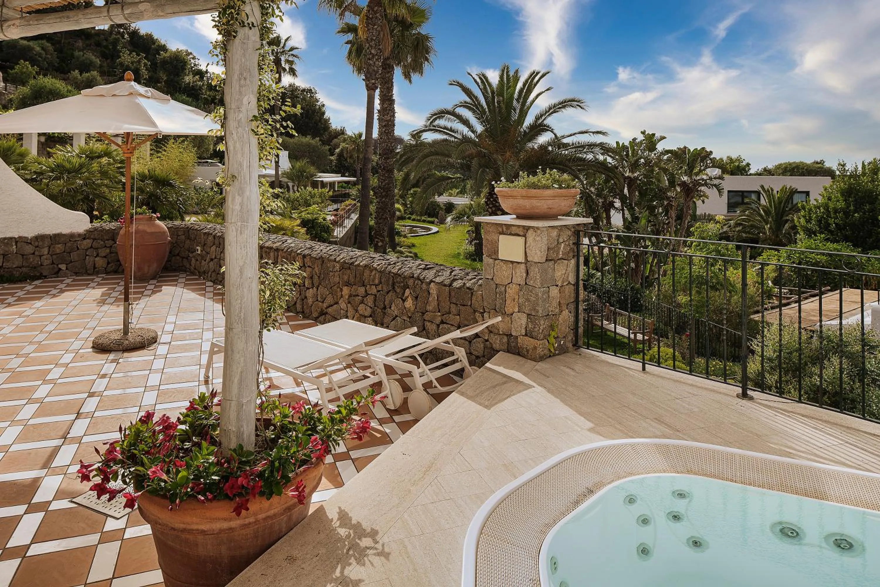 Patio in Botania Relais & Spa - The Leading Hotels of the World