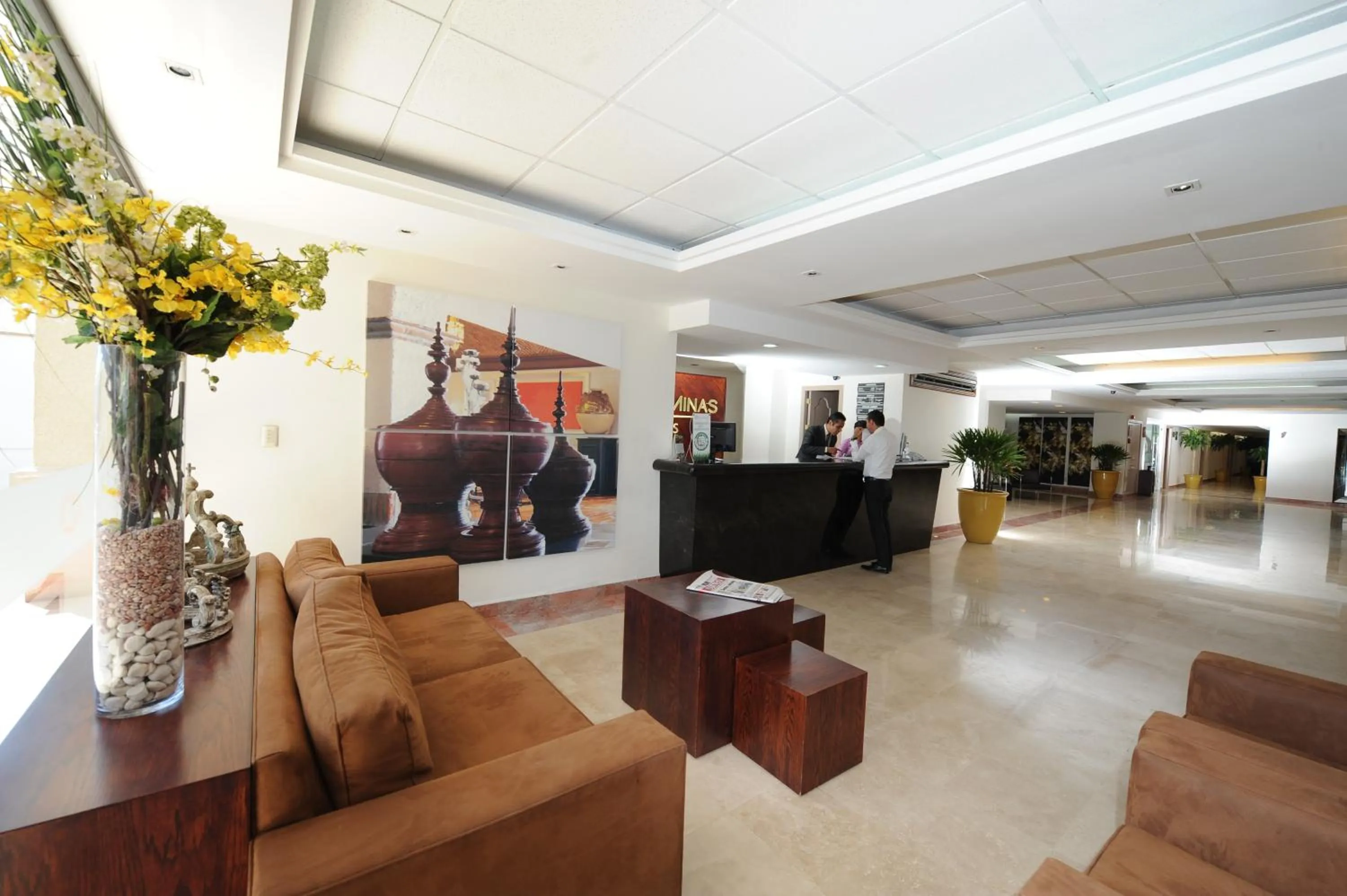 Lobby or reception in Imperio de Angeles Executive León Poliforum