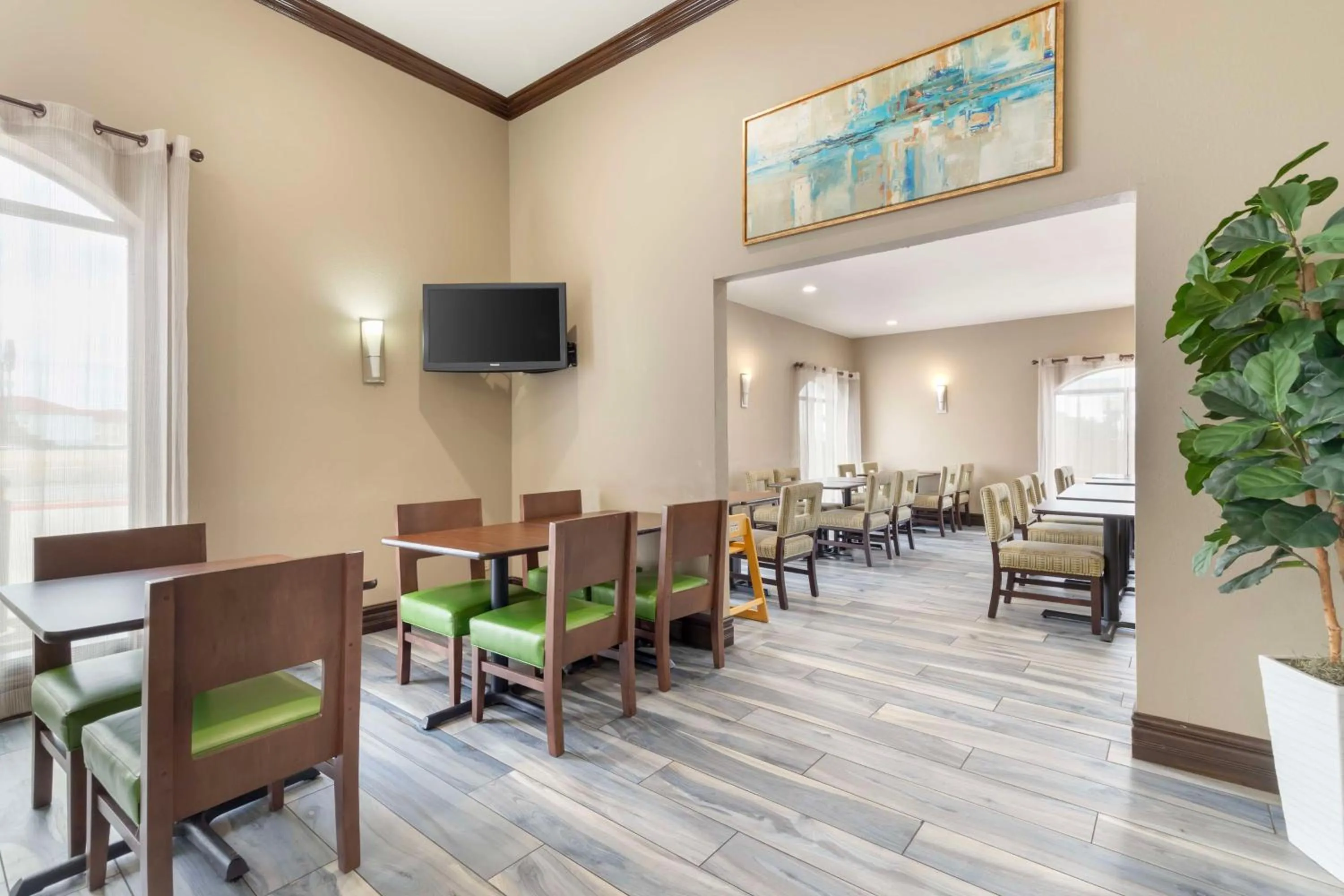 Breakfast in Best Western near Lackland AFB SeaWorld