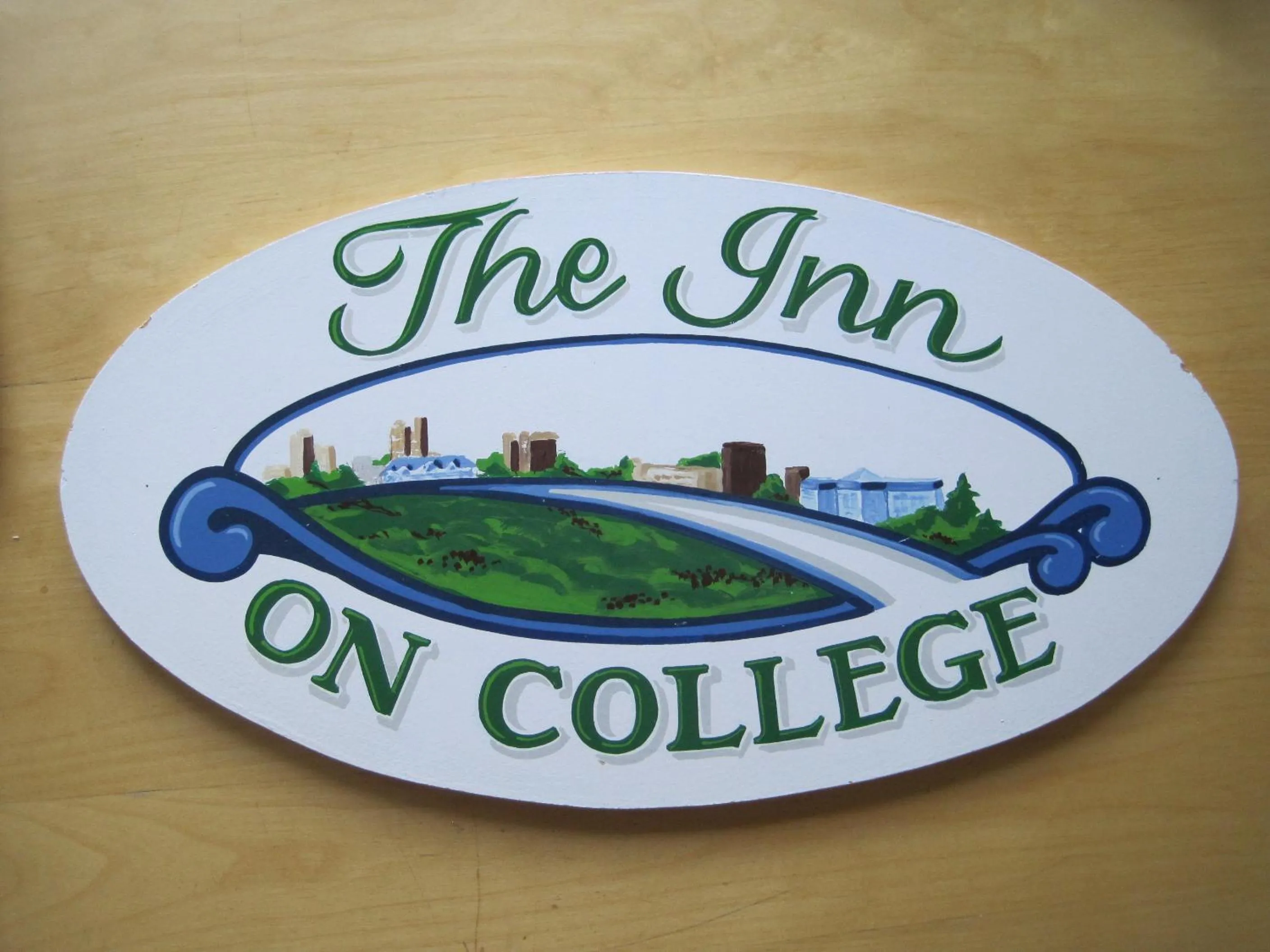 Property logo or sign in The Inn on College