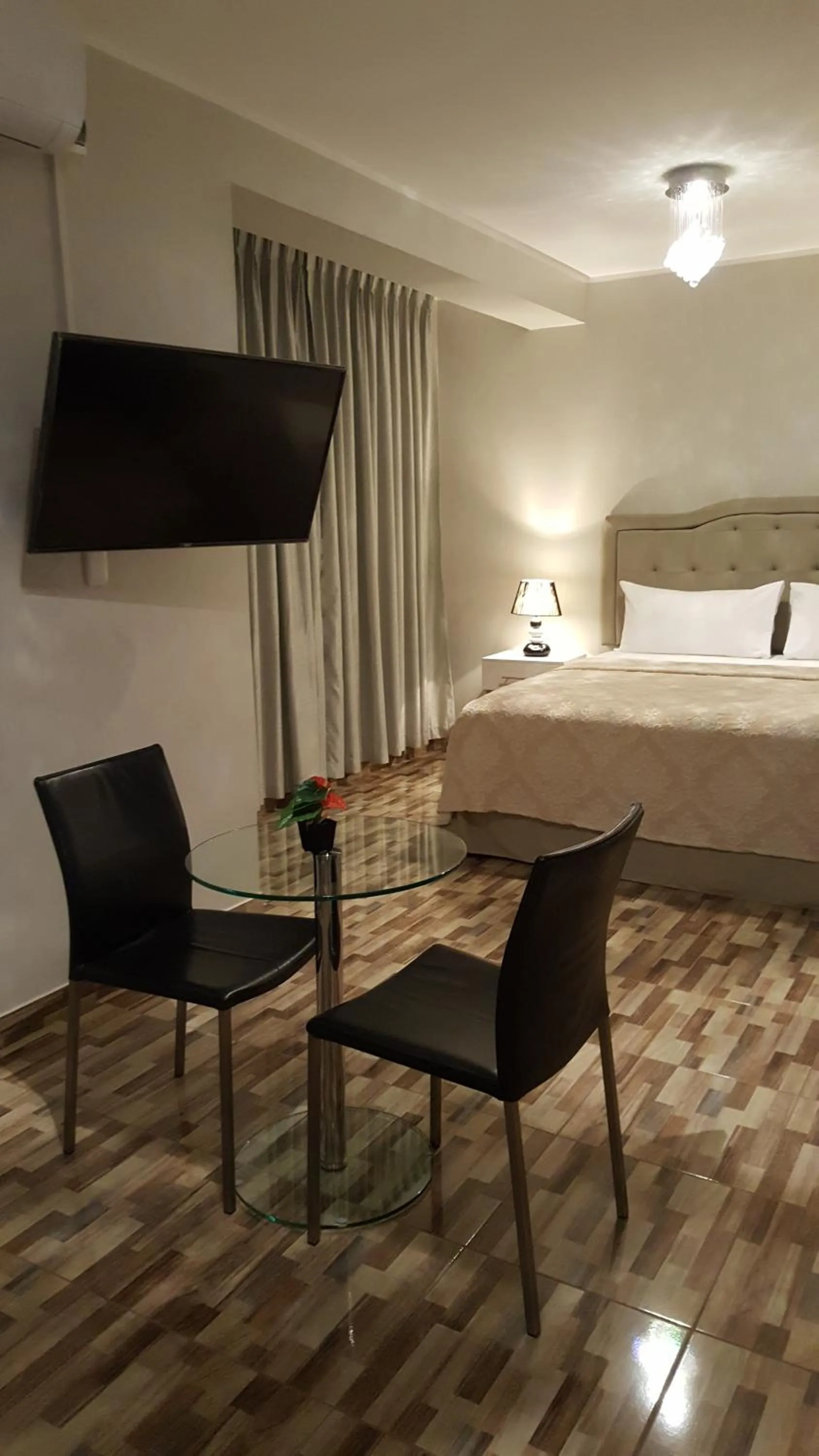 Bed in Terraza Apart Hotel