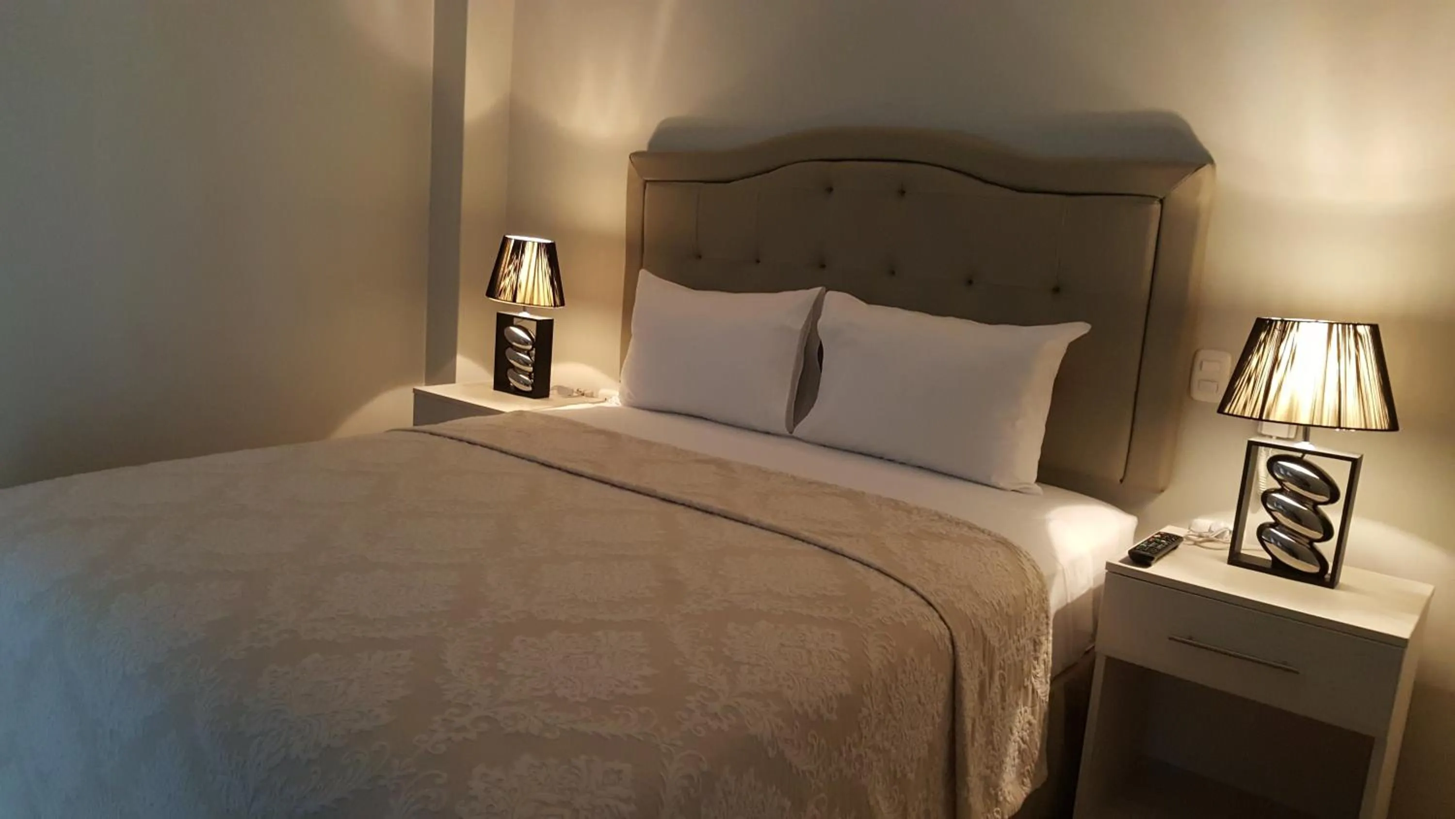 Bed in Terraza Apart Hotel