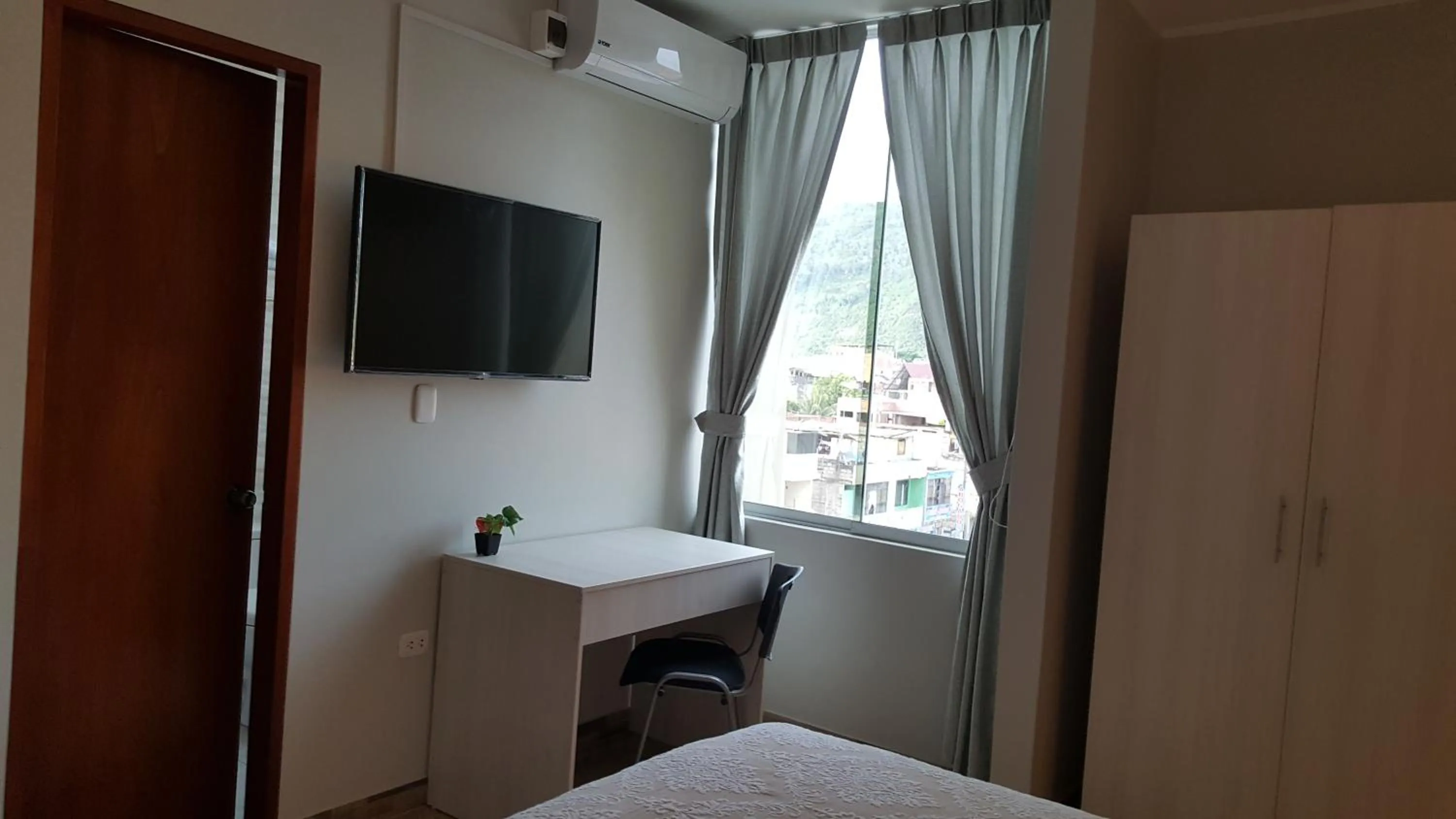 Bed in Terraza Apart Hotel