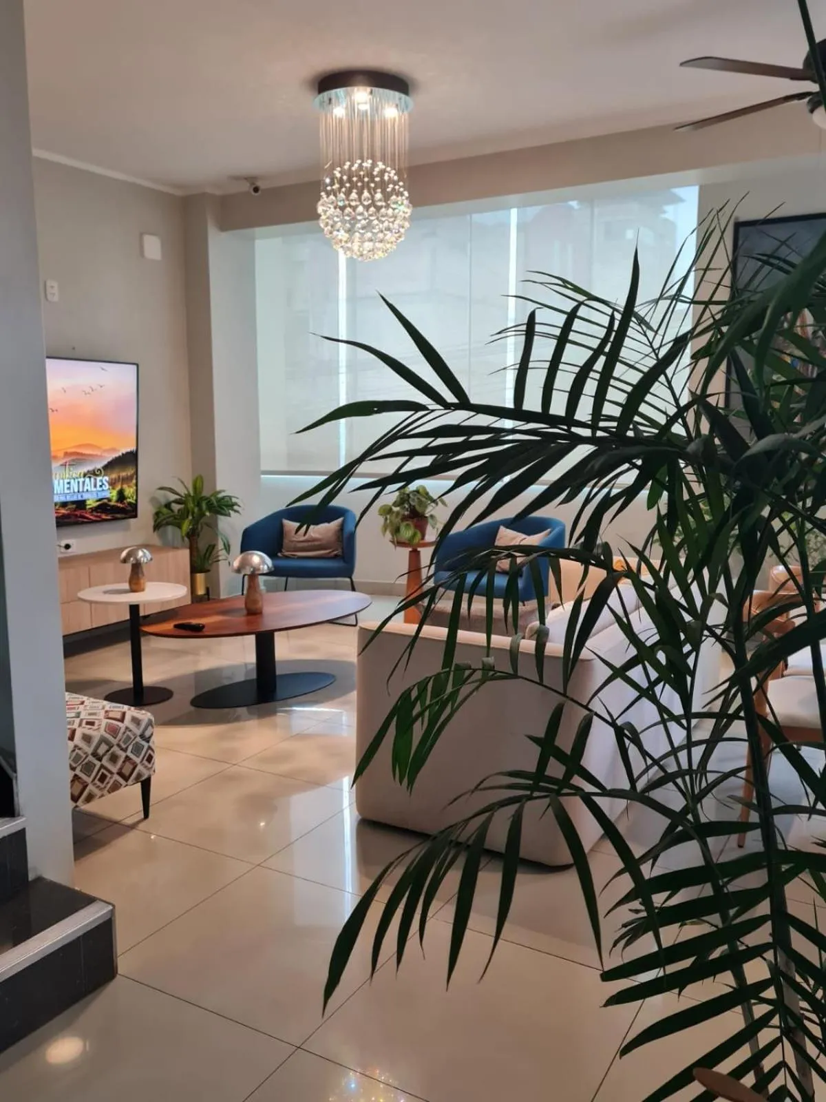 Lobby or reception in Terraza Apart Hotel