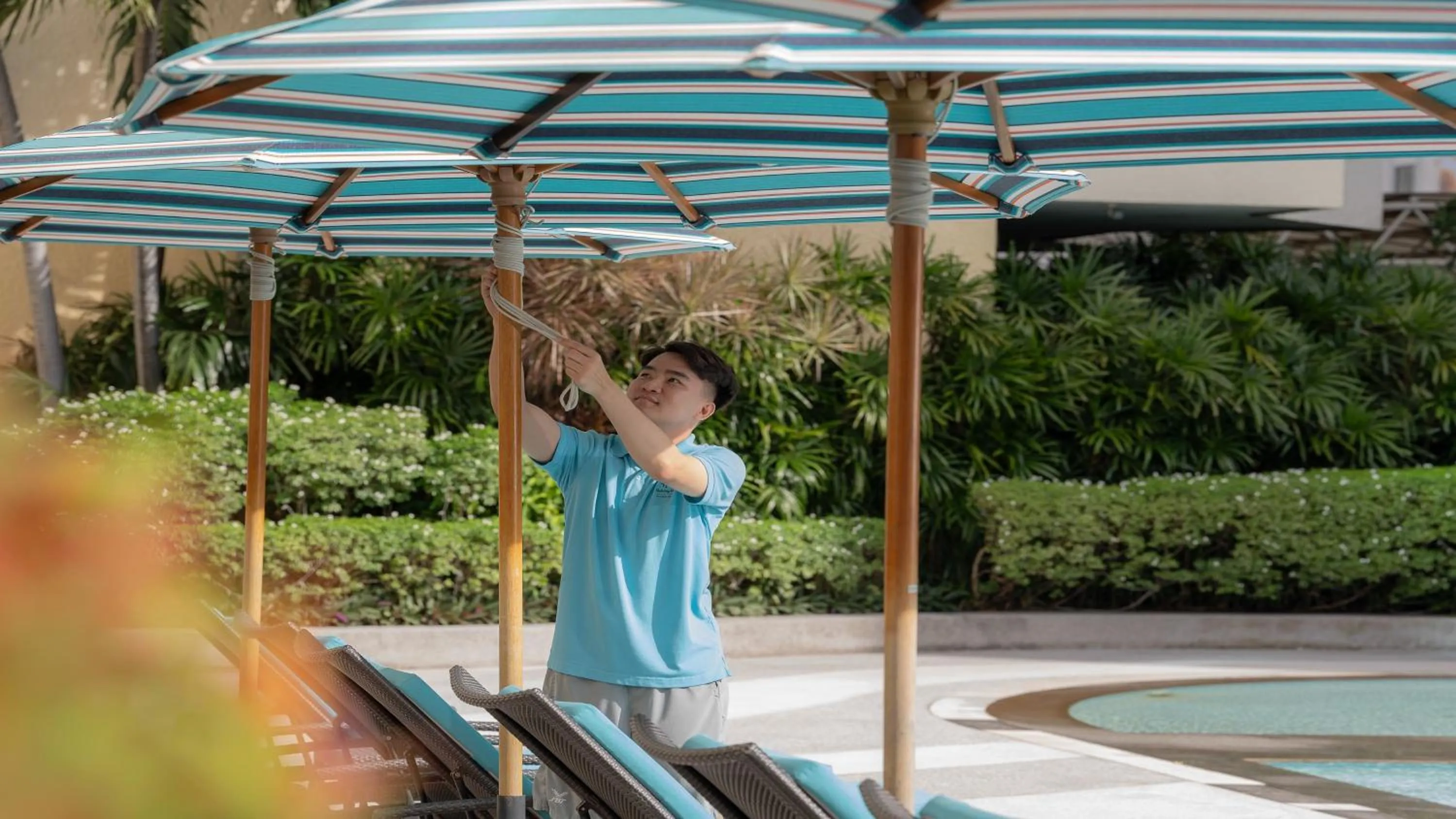 Swimming pool in Holiday Inn Bangkok Silom by IHG