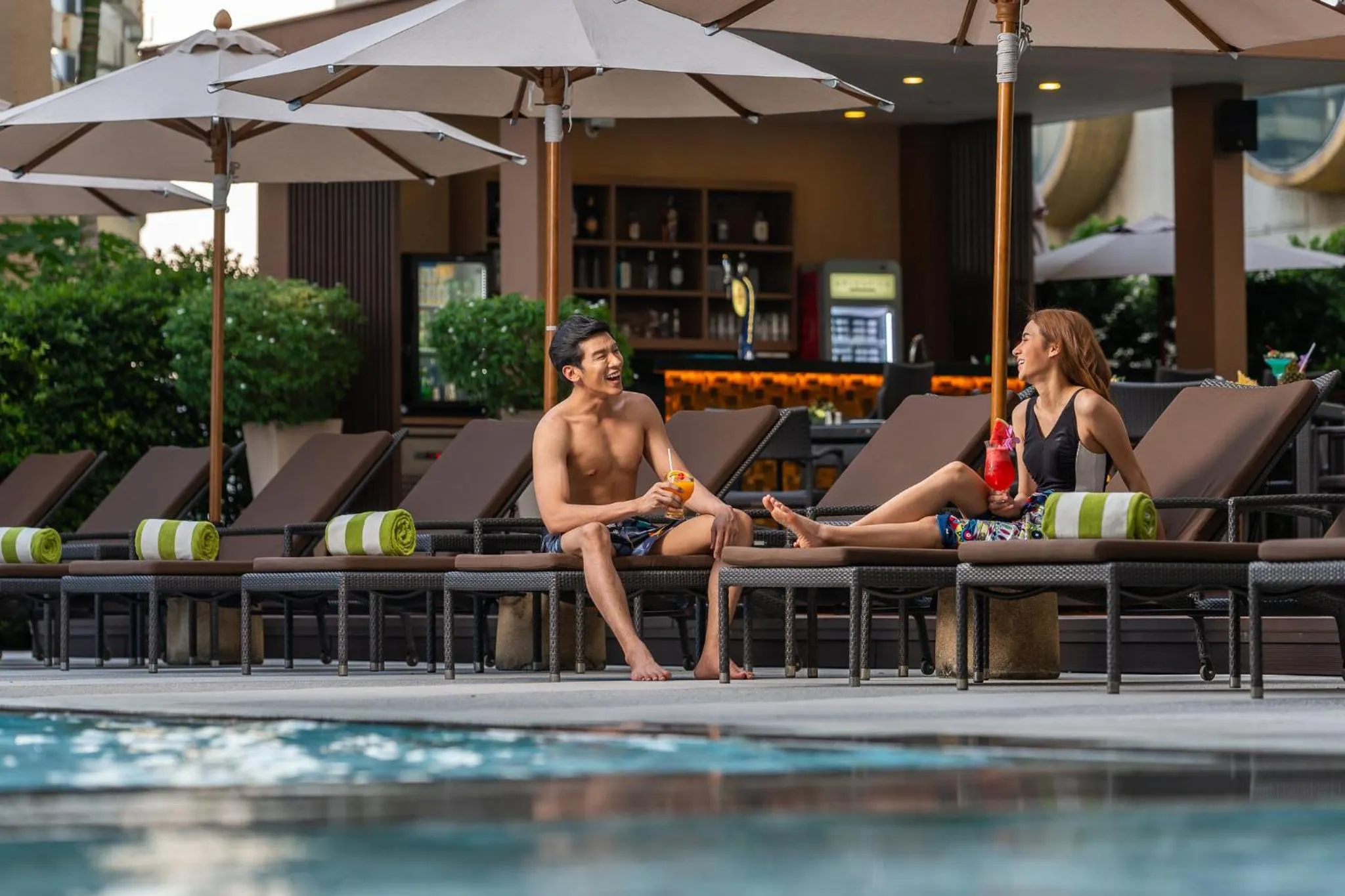 Swimming pool in Holiday Inn Bangkok Silom by IHG