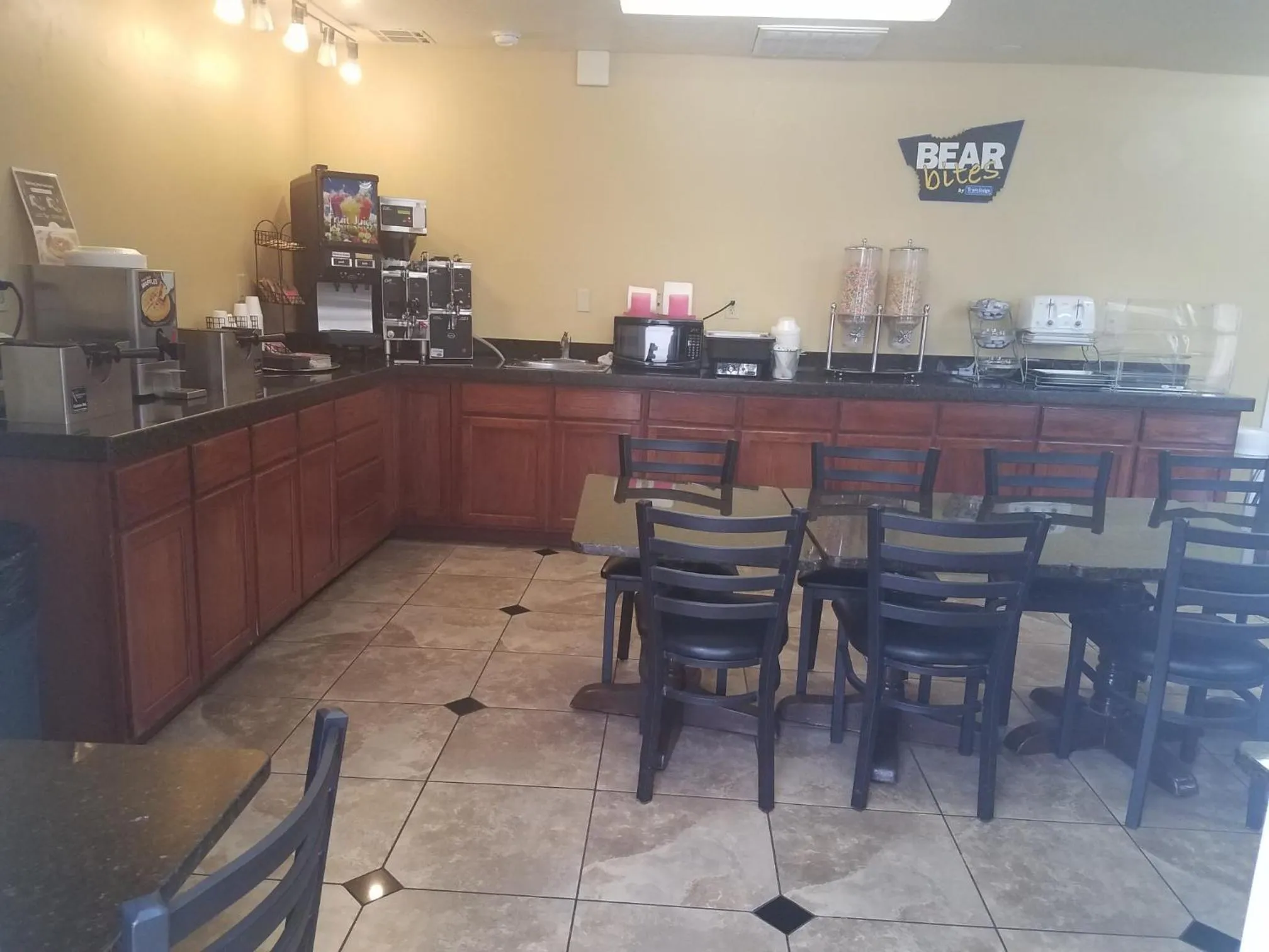 Continental breakfast in Travelodge by Wyndham Kanab