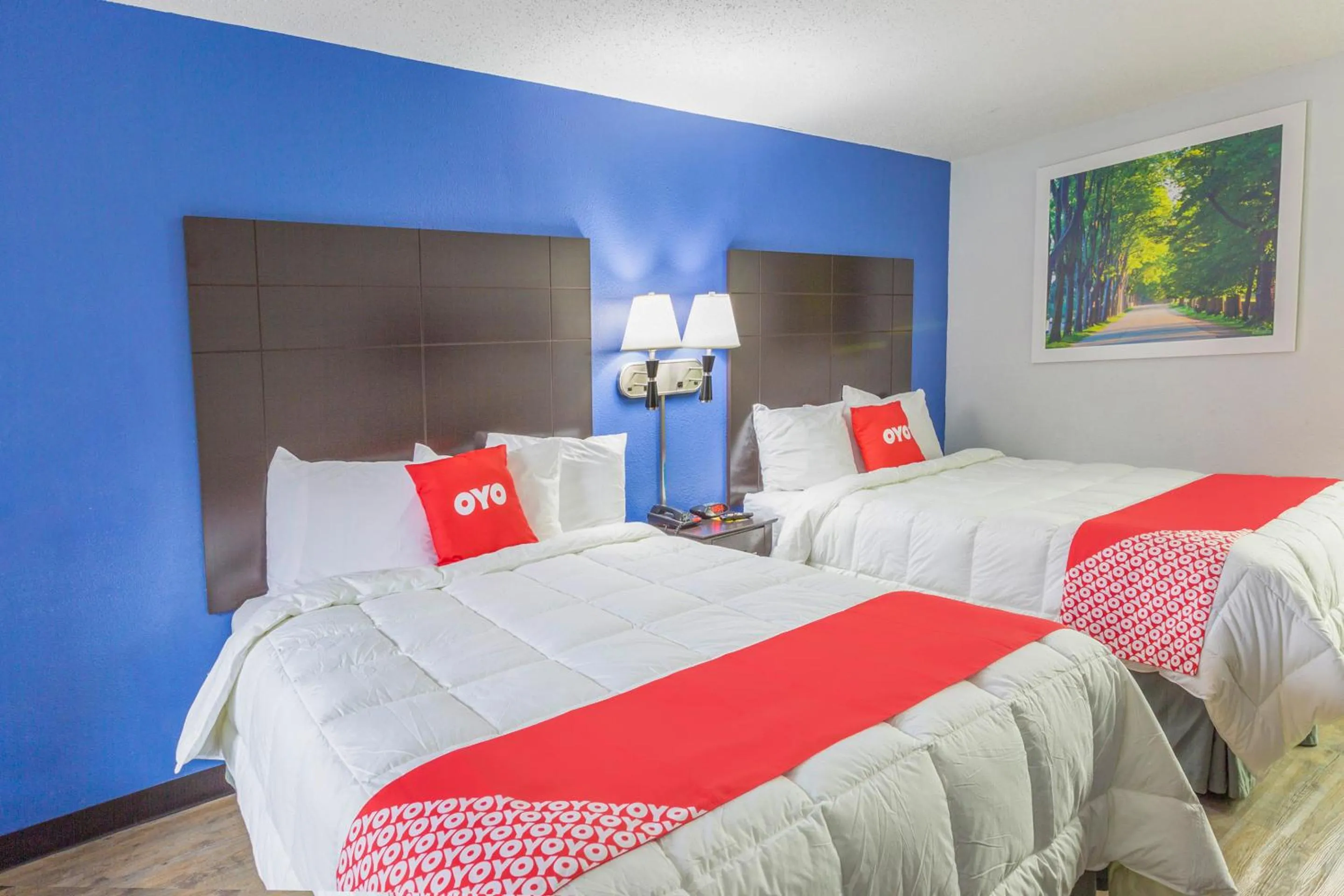 Bedroom in OYO Hotel Baton Rouge Mid City