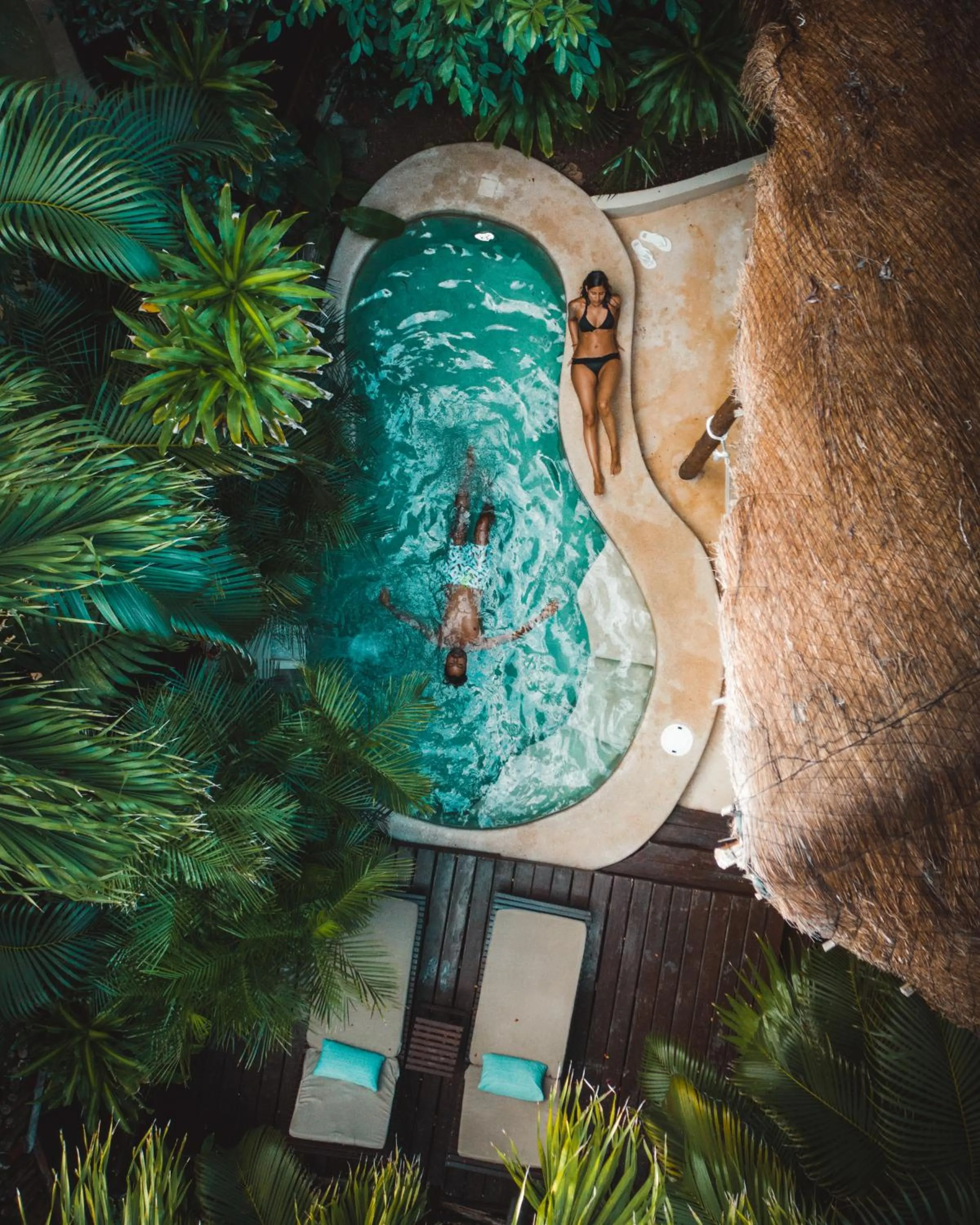 Swimming pool in Viceroy Riviera Maya, a Luxury Villa Resort