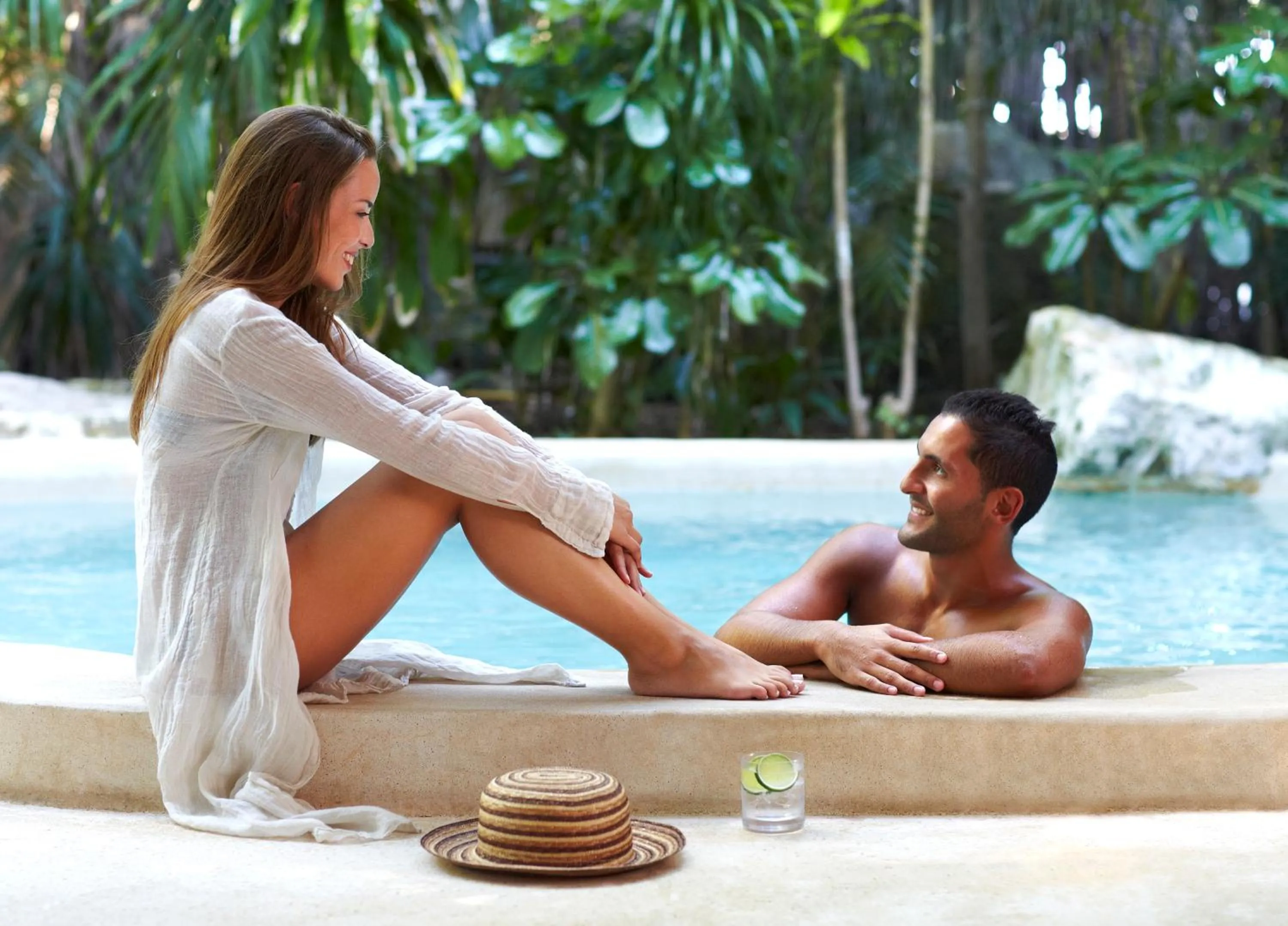 Swimming pool in Viceroy Riviera Maya, a Luxury Villa Resort