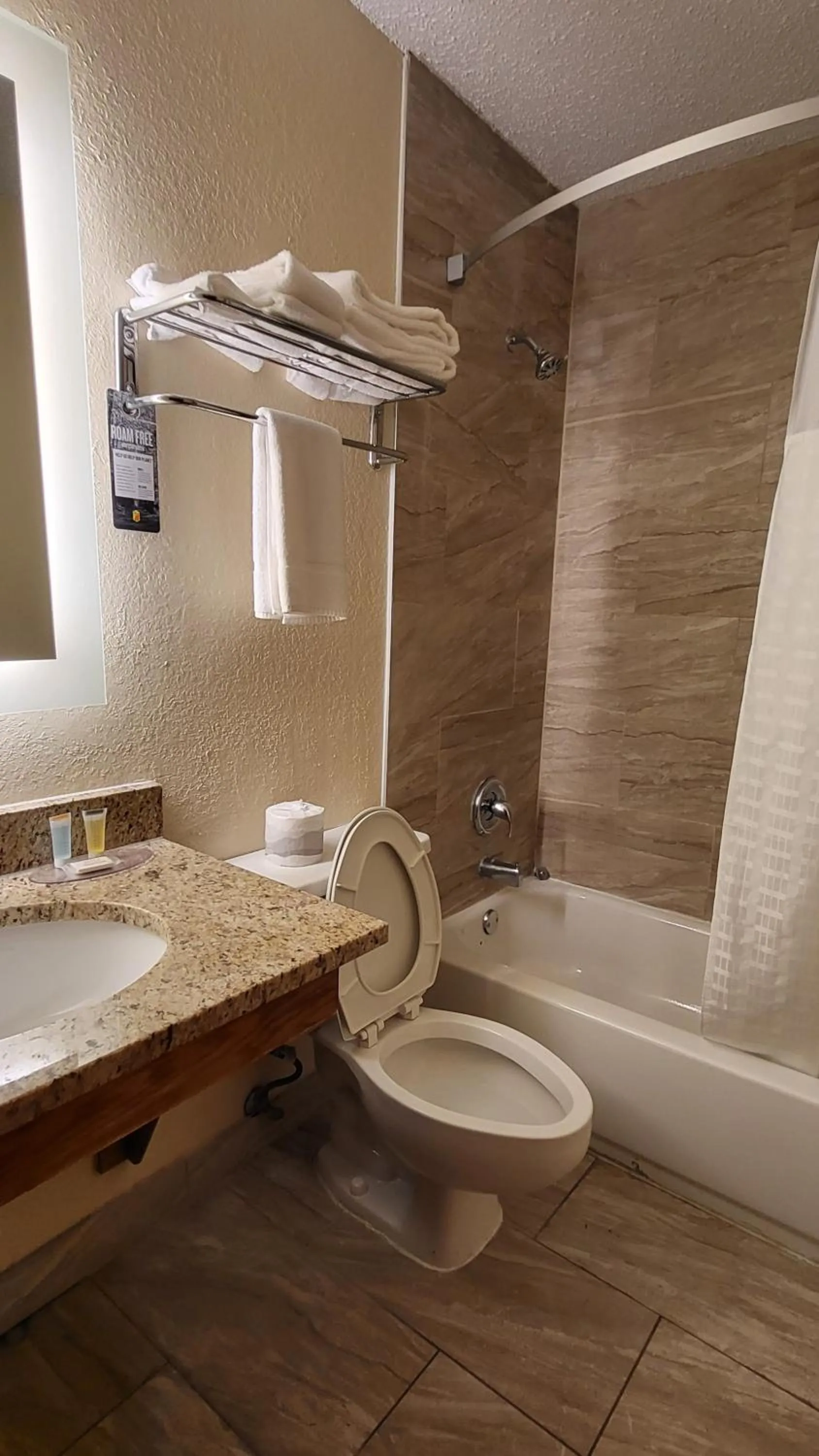 Bathroom in Super 8 by Wyndham Canton/Livonia Area