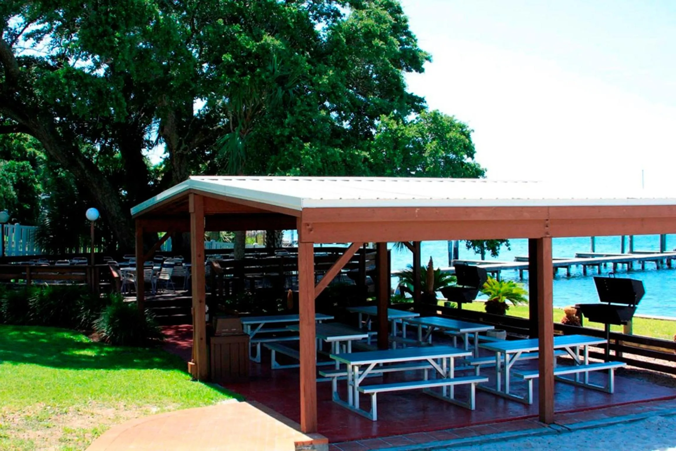 Patio in Marina Bay Resort