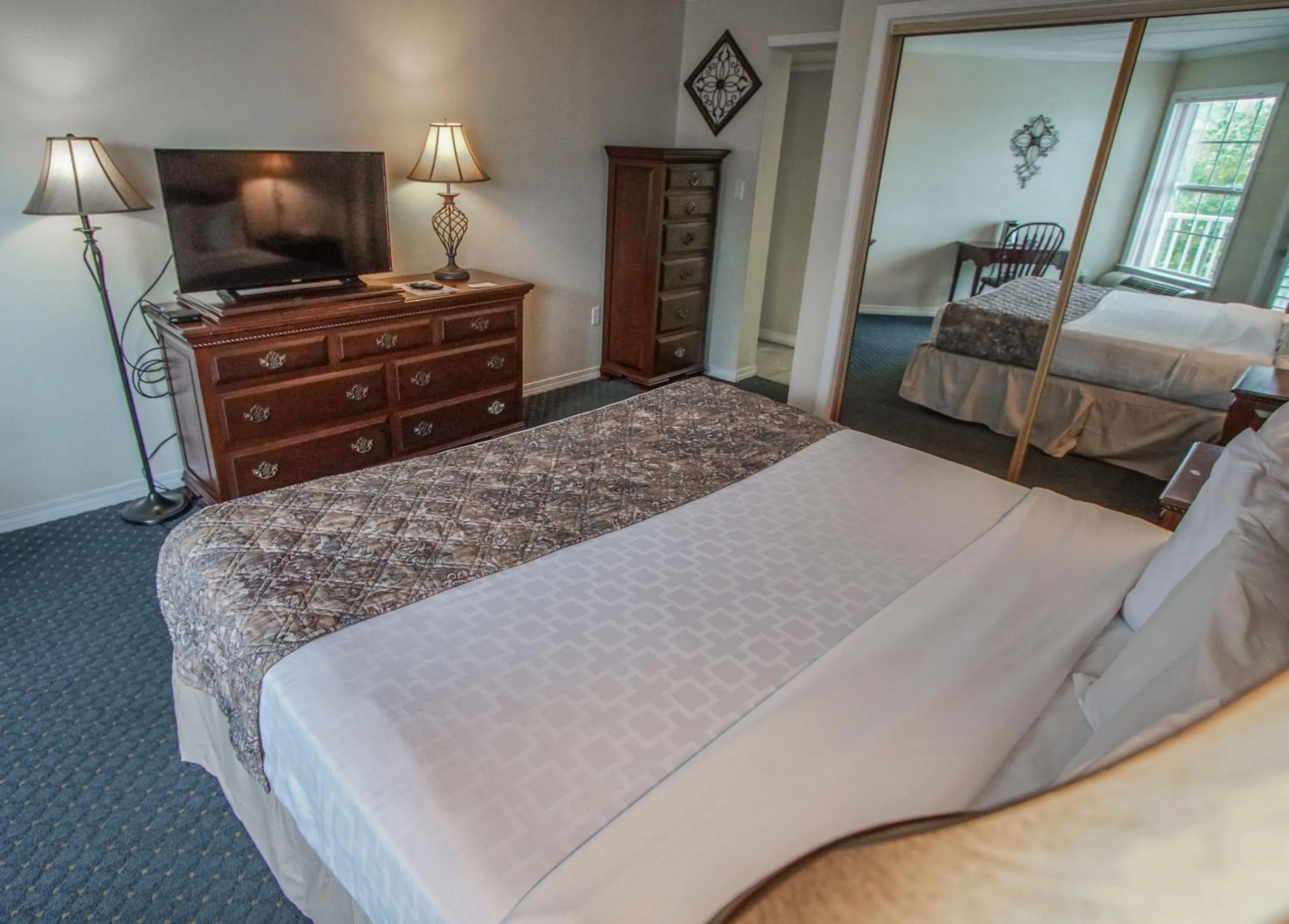 Bed in Marina Bay Resort