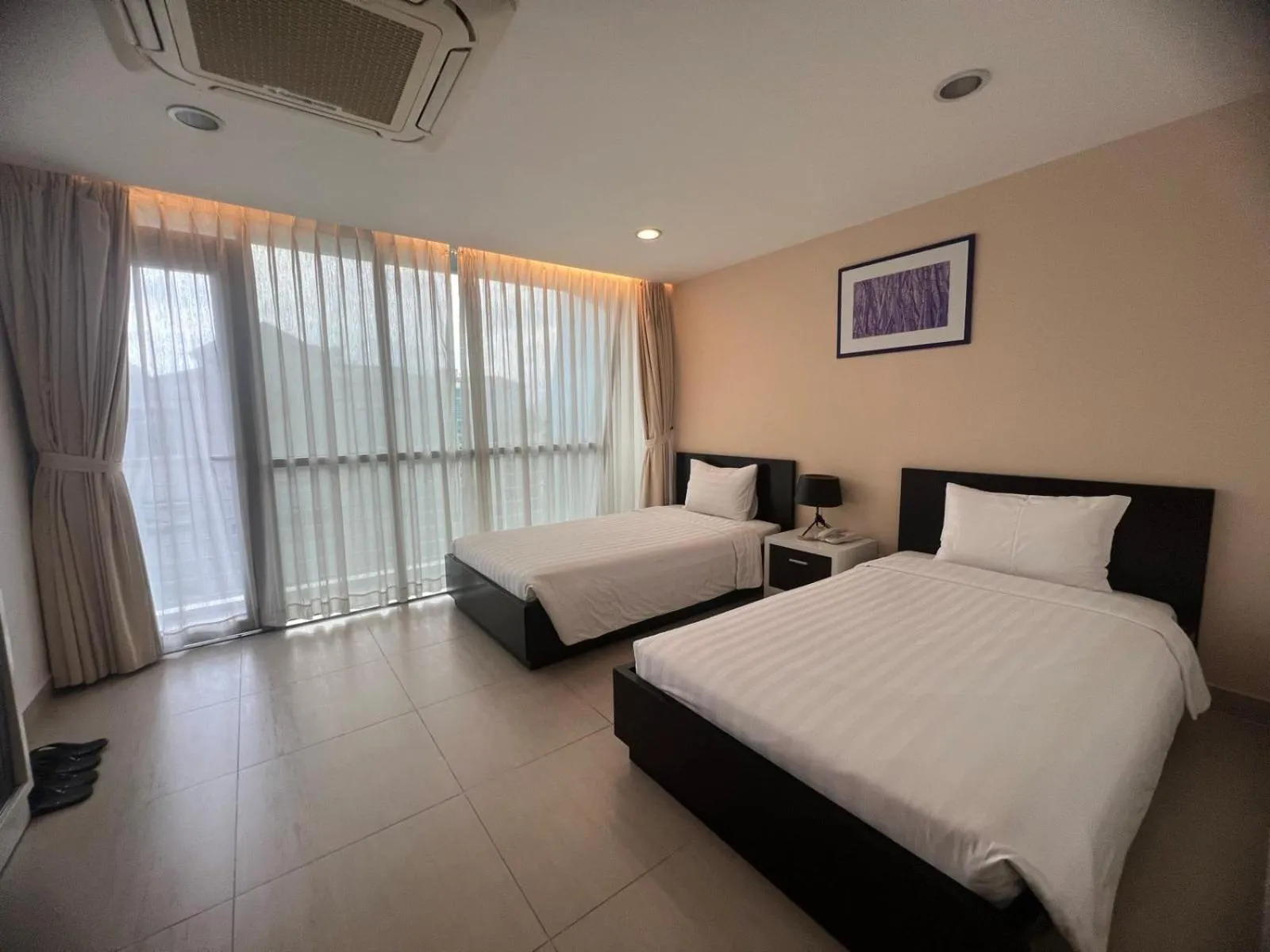 Bed in Minh Khang Hotel