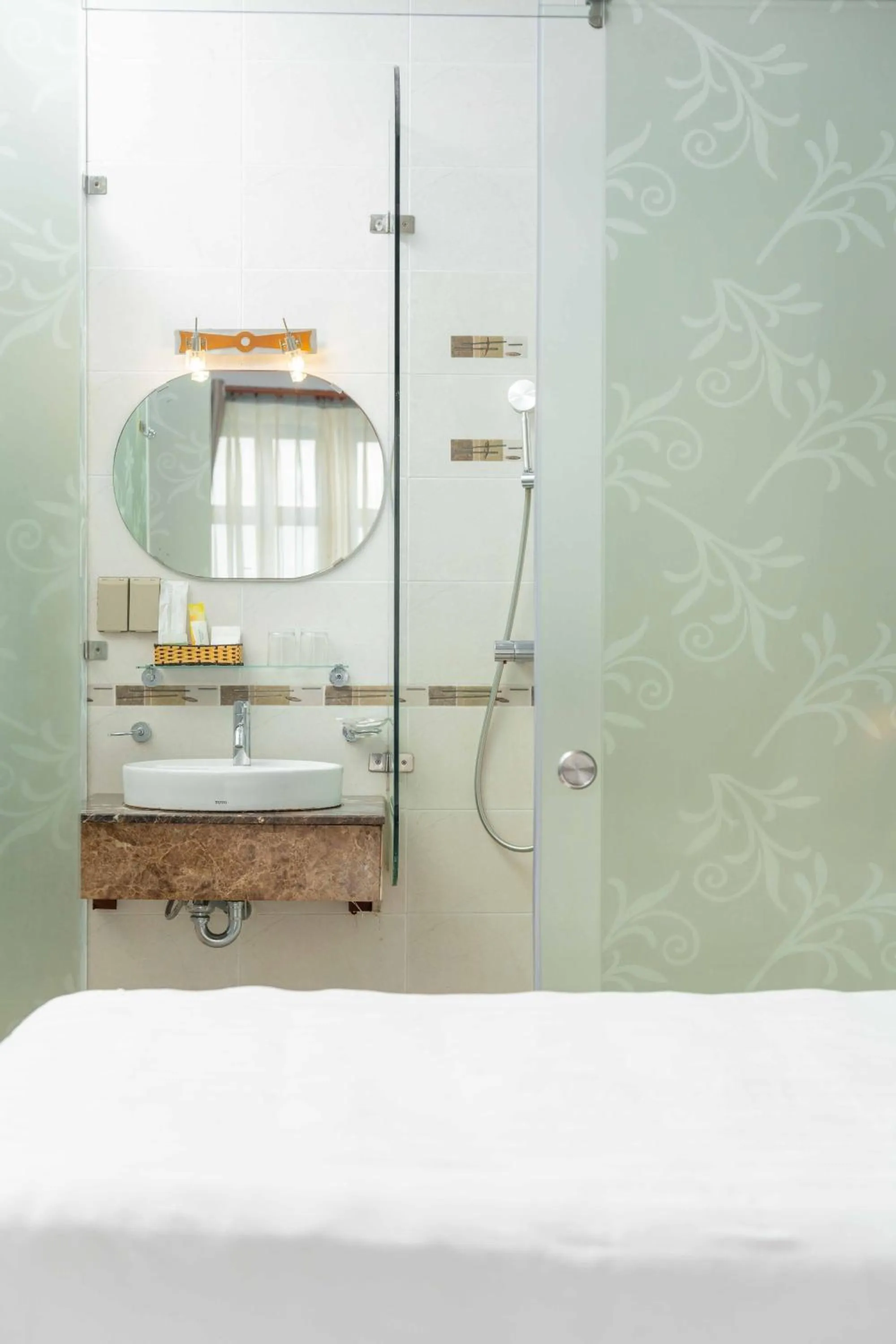 Bathroom, Bed in Rembrandt Hotel Nha Trang