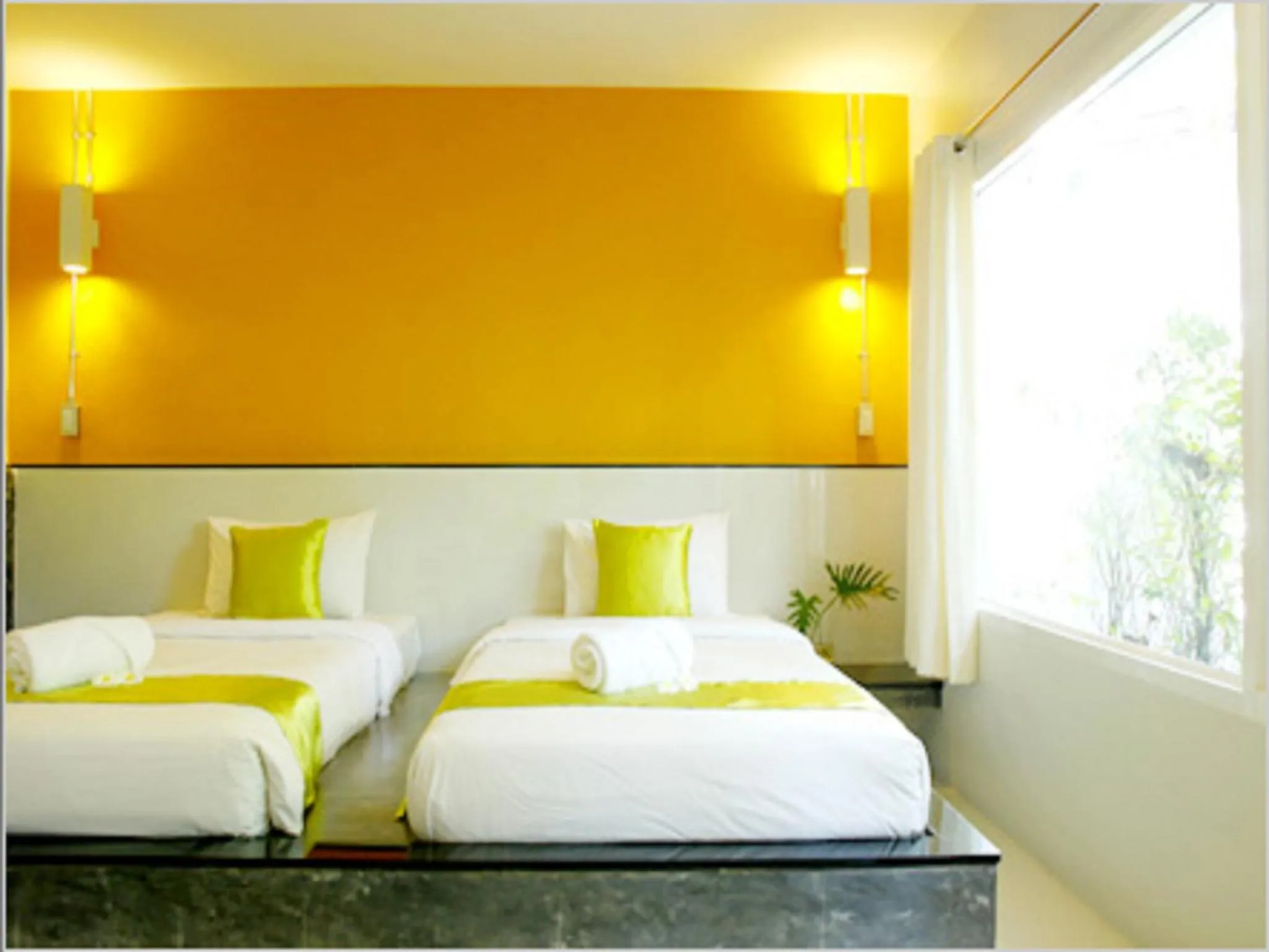 Bed in Aonang Paradise Resort Krabi