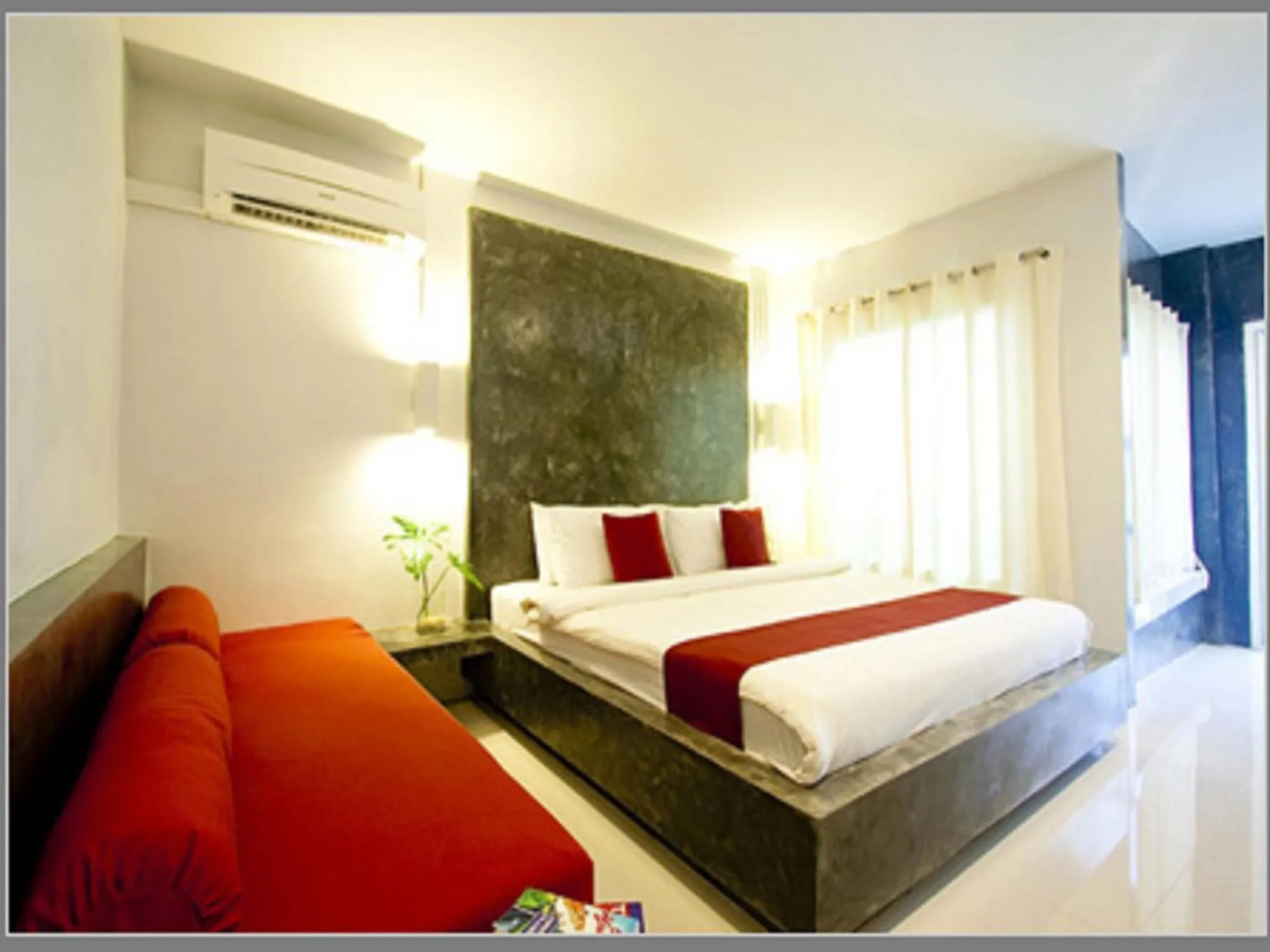 Bed in Aonang Paradise Resort Krabi