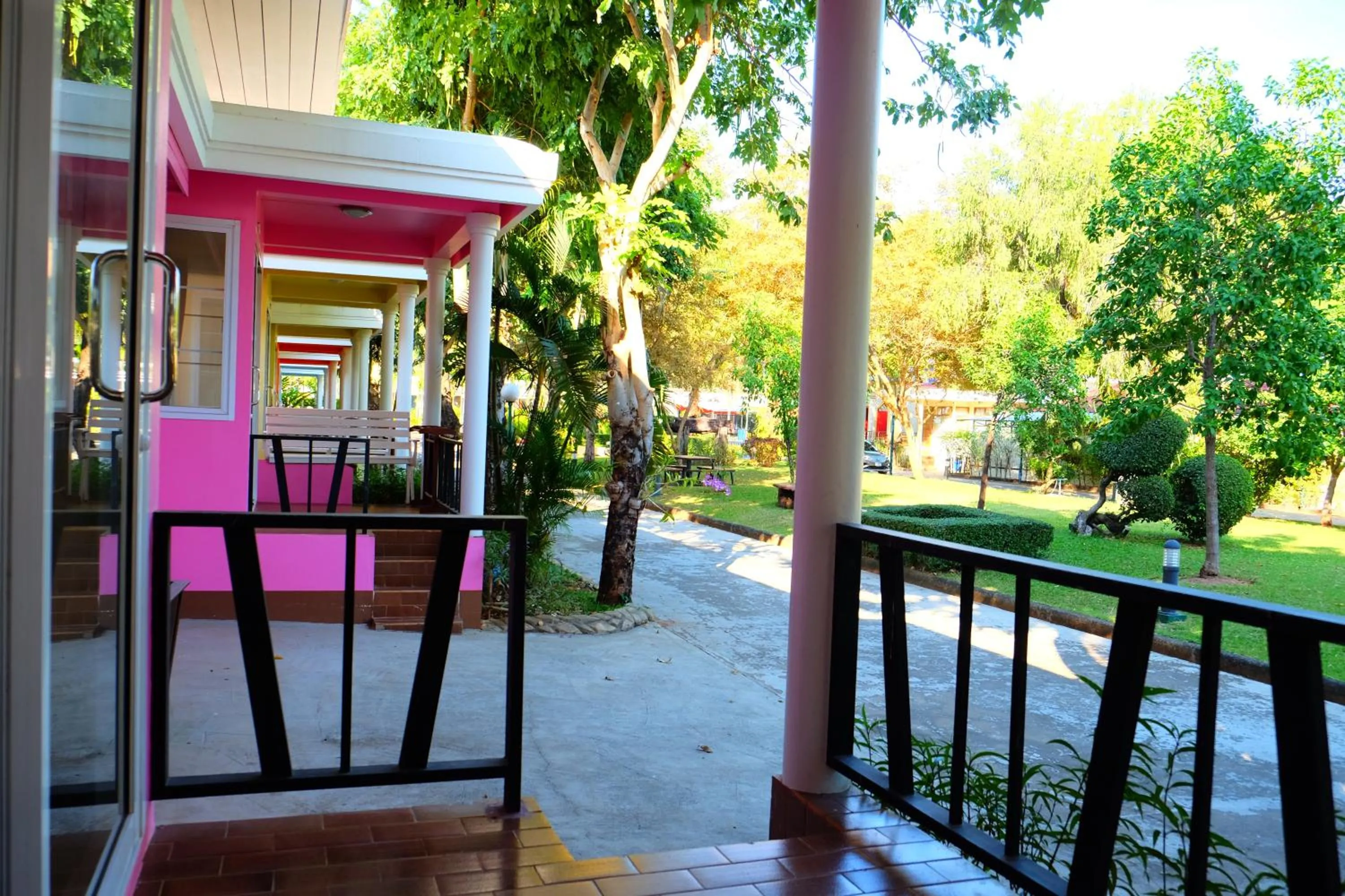 Garden view in New Travel Beach Hotel & Resort