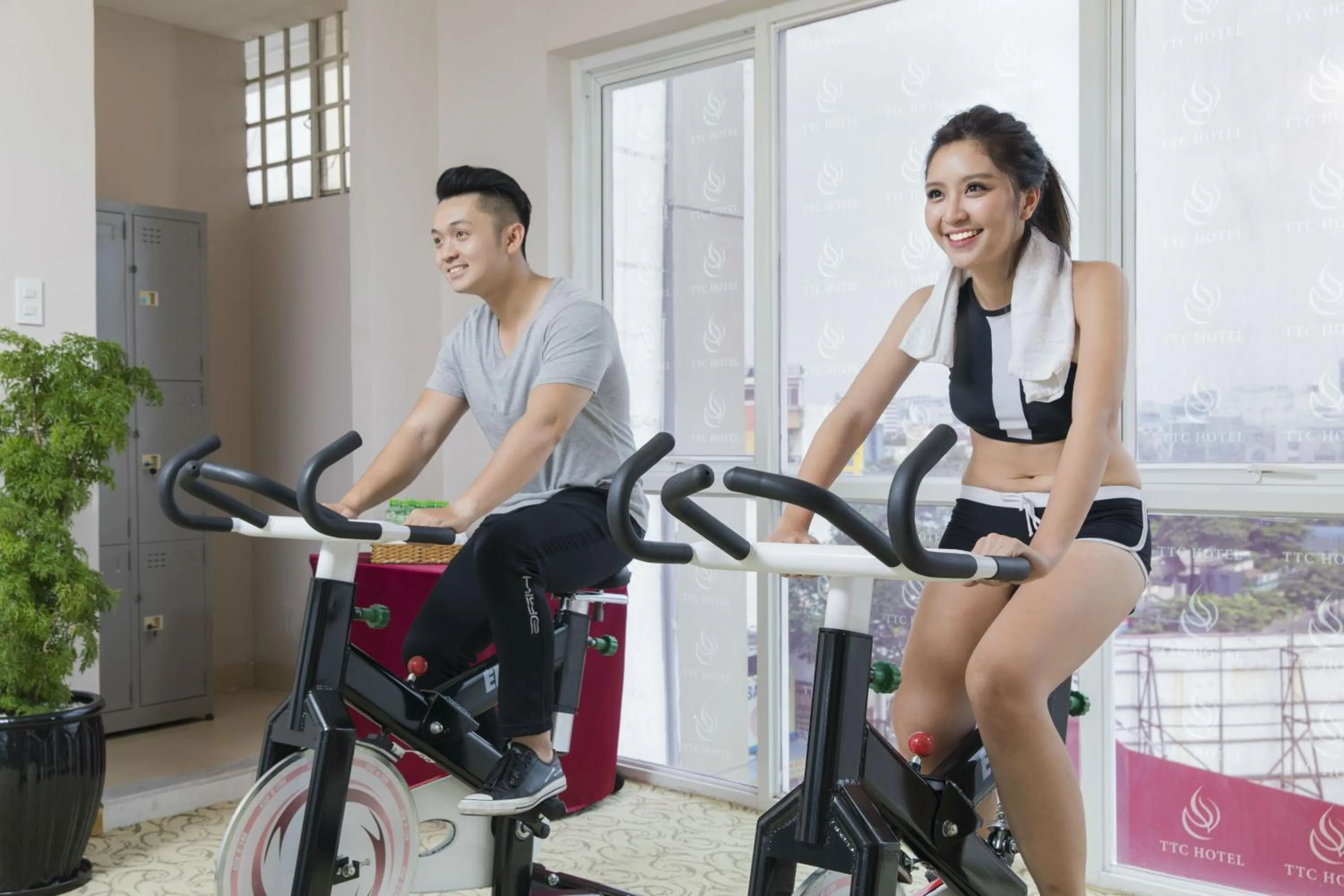 Fitness centre/facilities in TTC Hotel Deluxe Airport