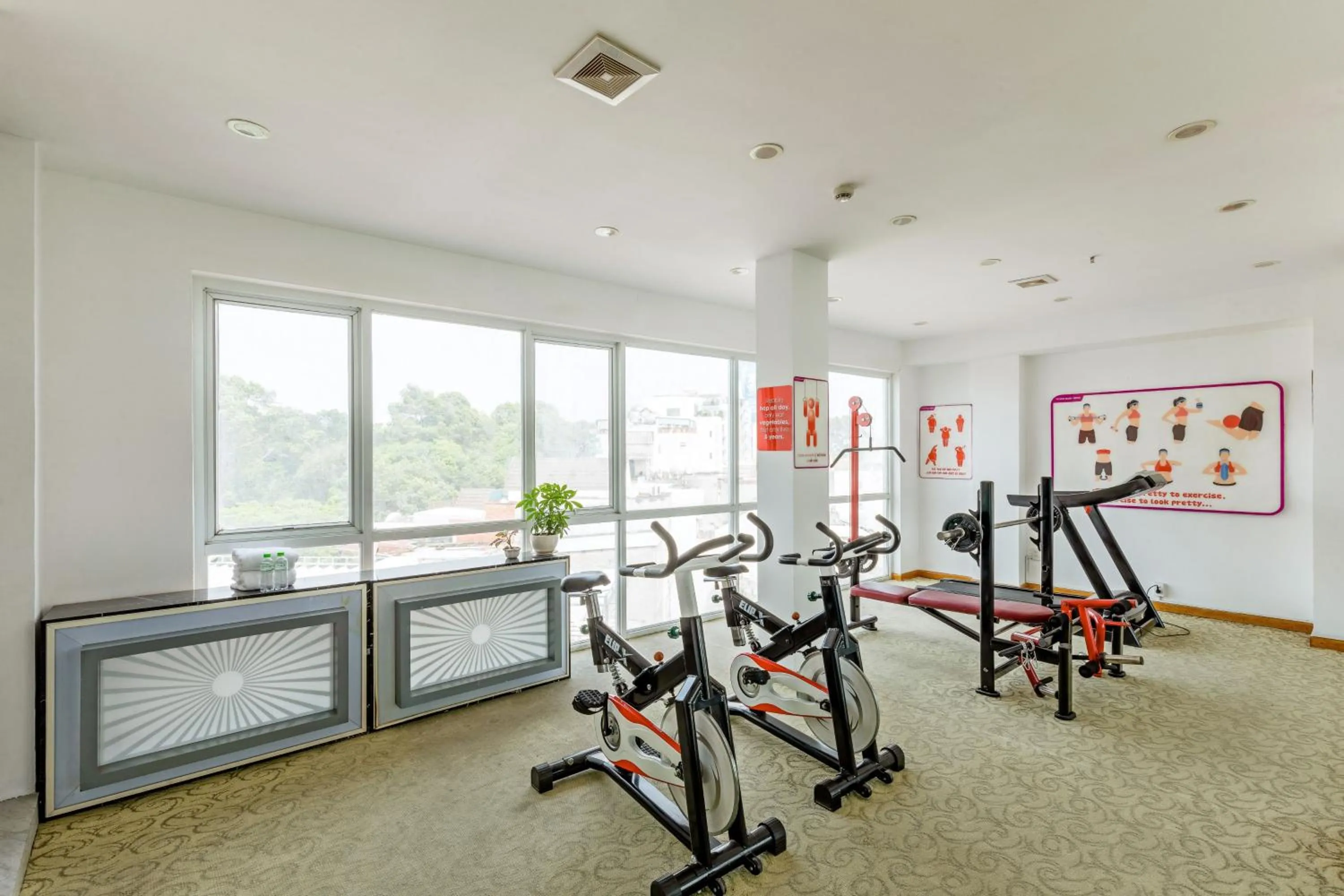 Fitness centre/facilities in TTC Hotel Deluxe Airport