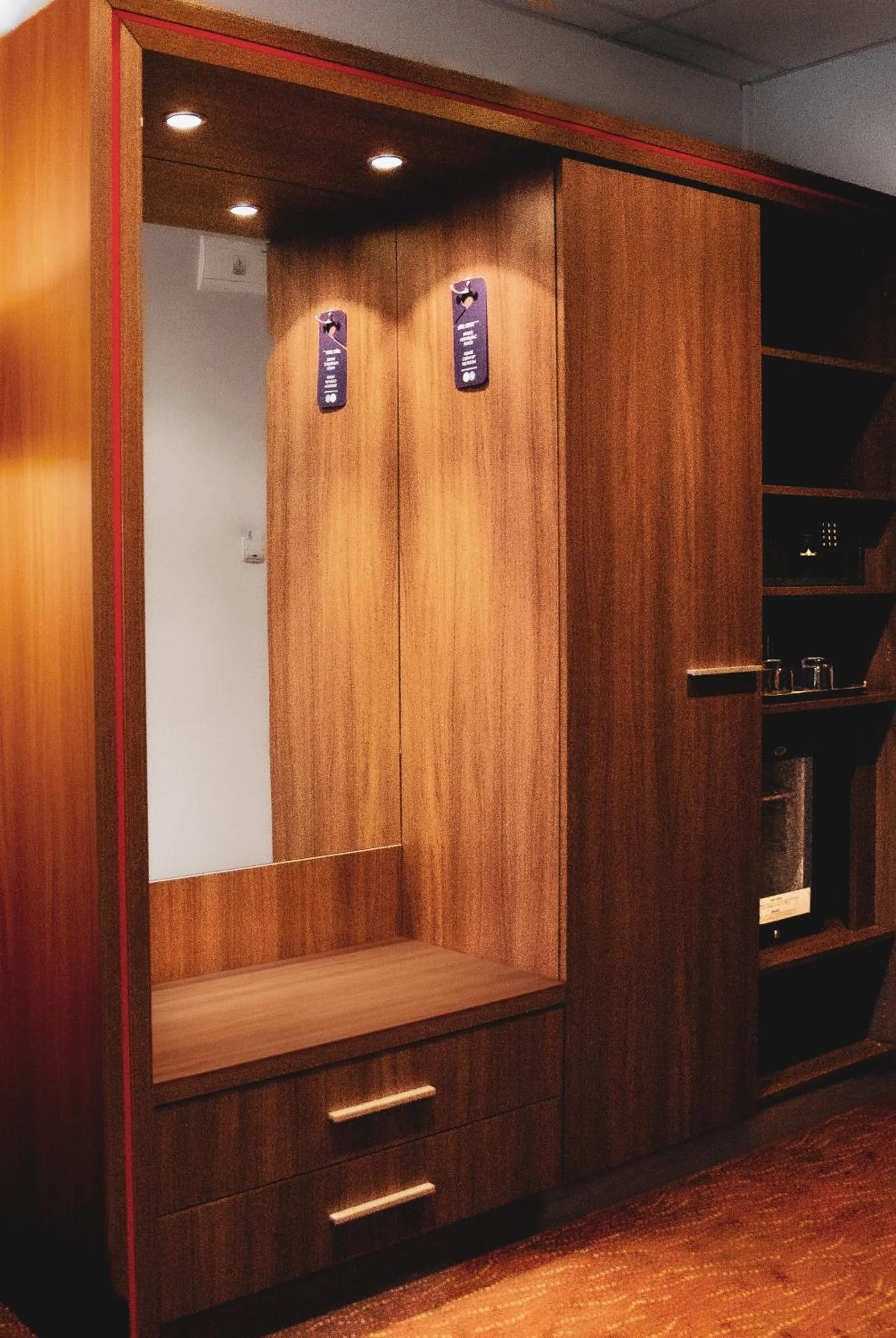 wardrobe in Hotel Szafran