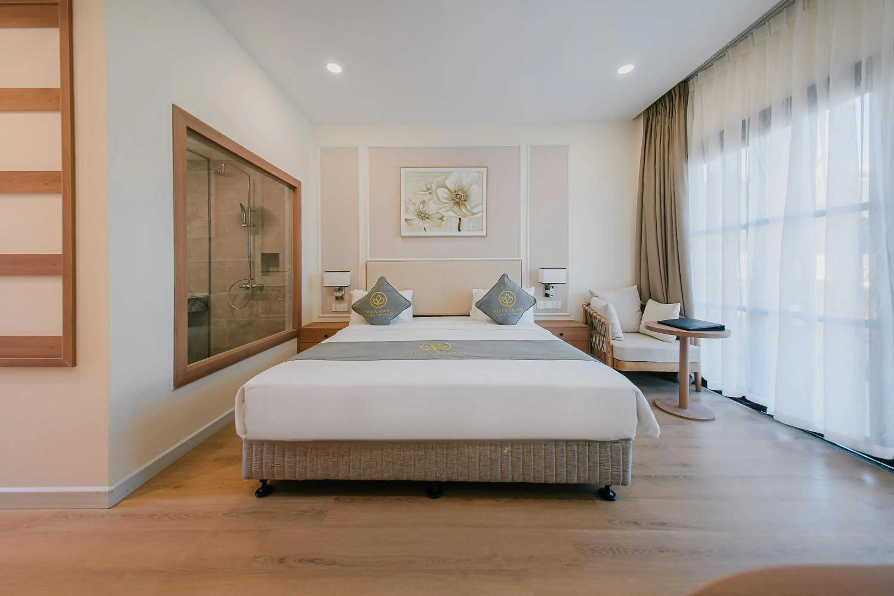 Photo of the whole room, Bed in Villa Oasis