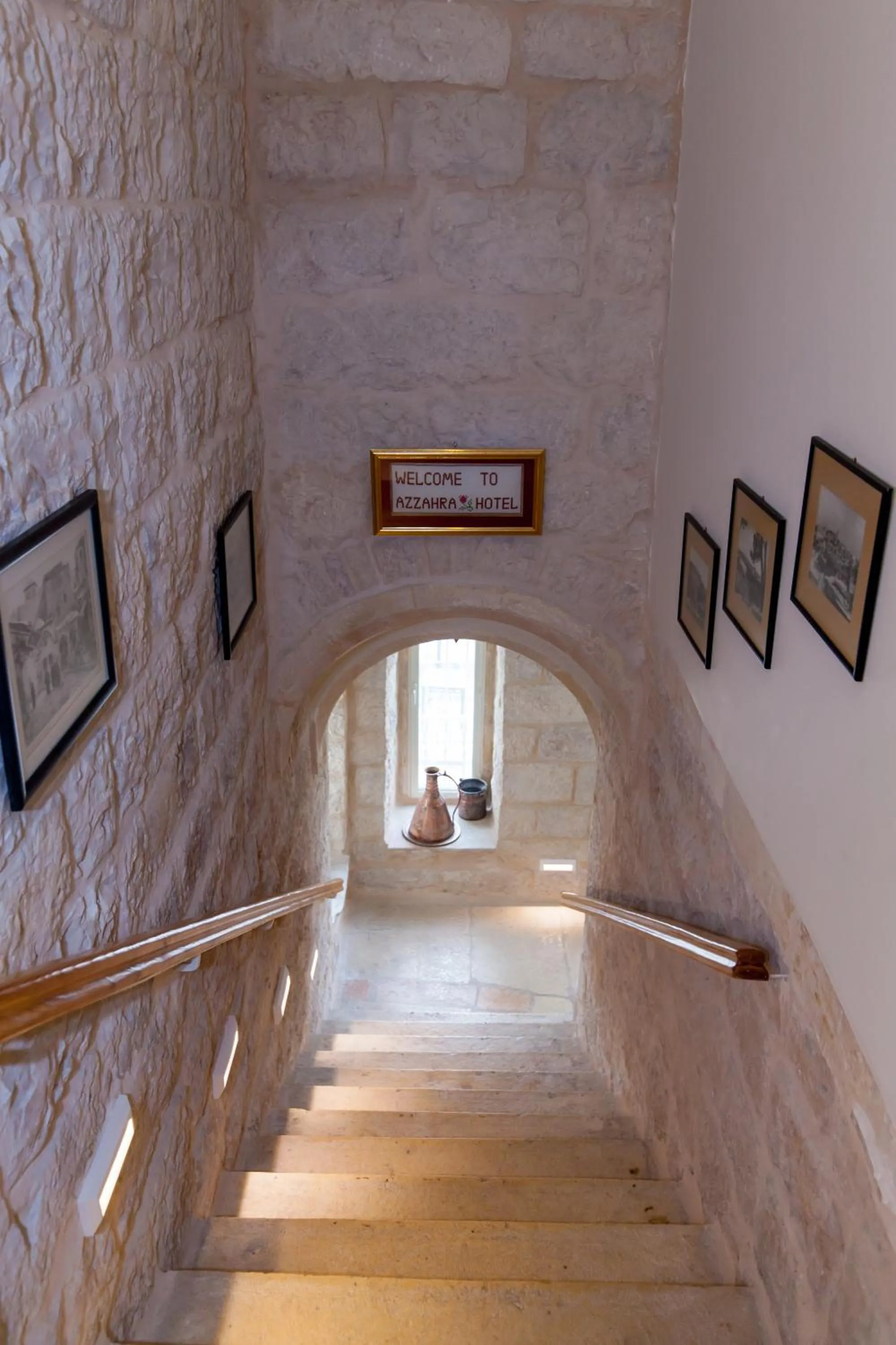 Decorative detail in Azzahra Boutique Hotel & Restaurant - Jerusalem