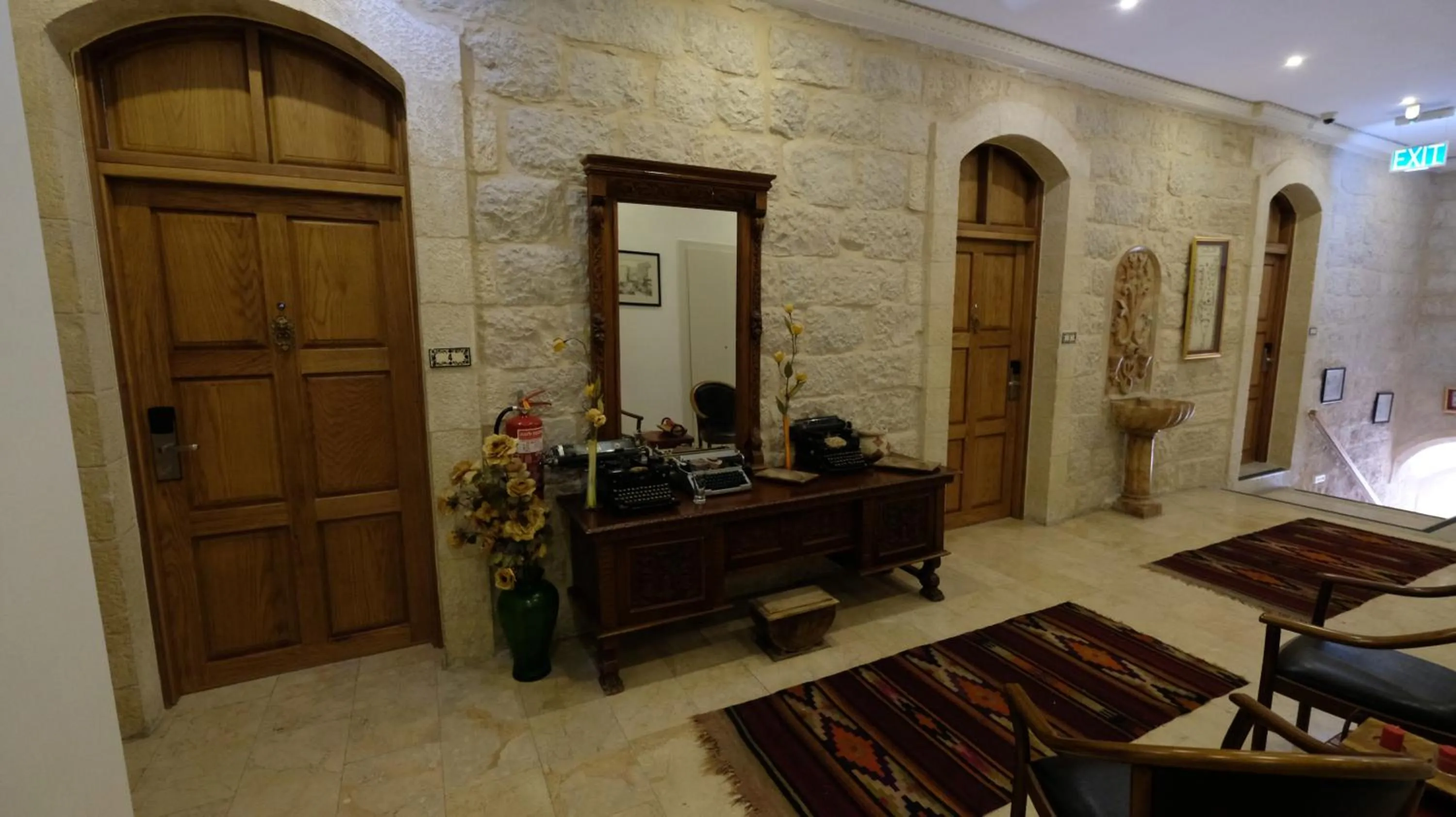 Decorative detail in Azzahra Boutique Hotel & Restaurant - Jerusalem