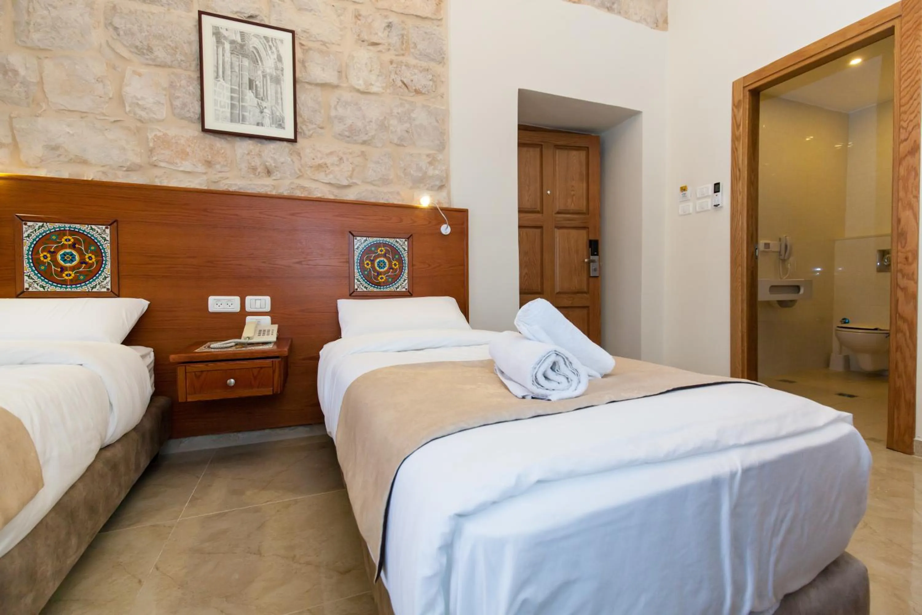 Bedroom, Bed in Azzahra Boutique Hotel & Restaurant - Jerusalem