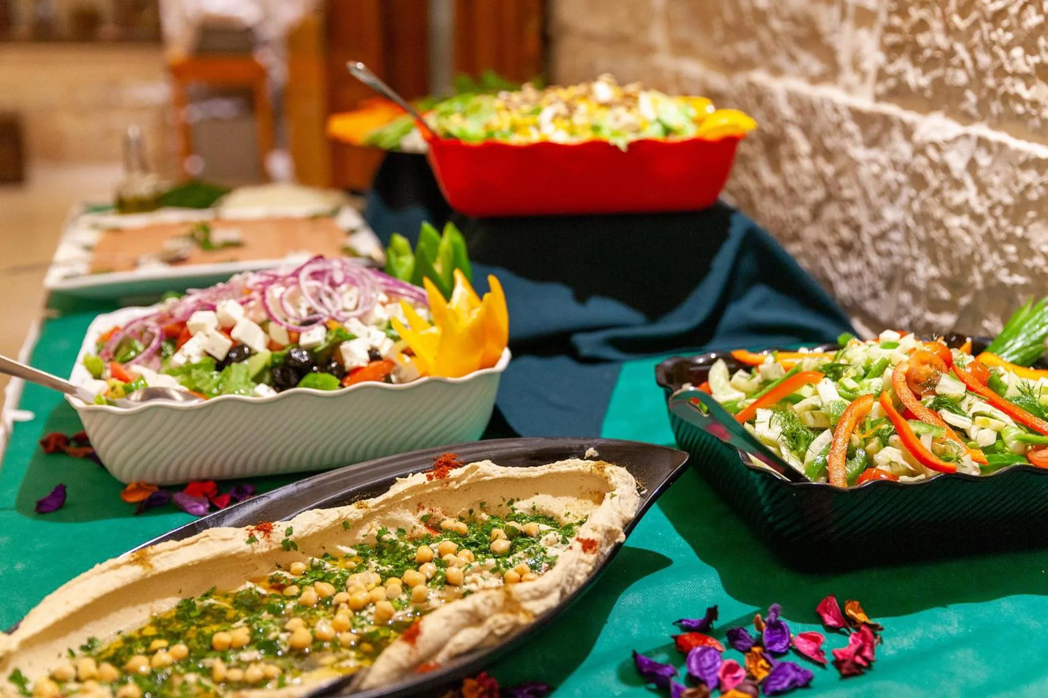 Food and drinks in Azzahra Boutique Hotel & Restaurant - Jerusalem