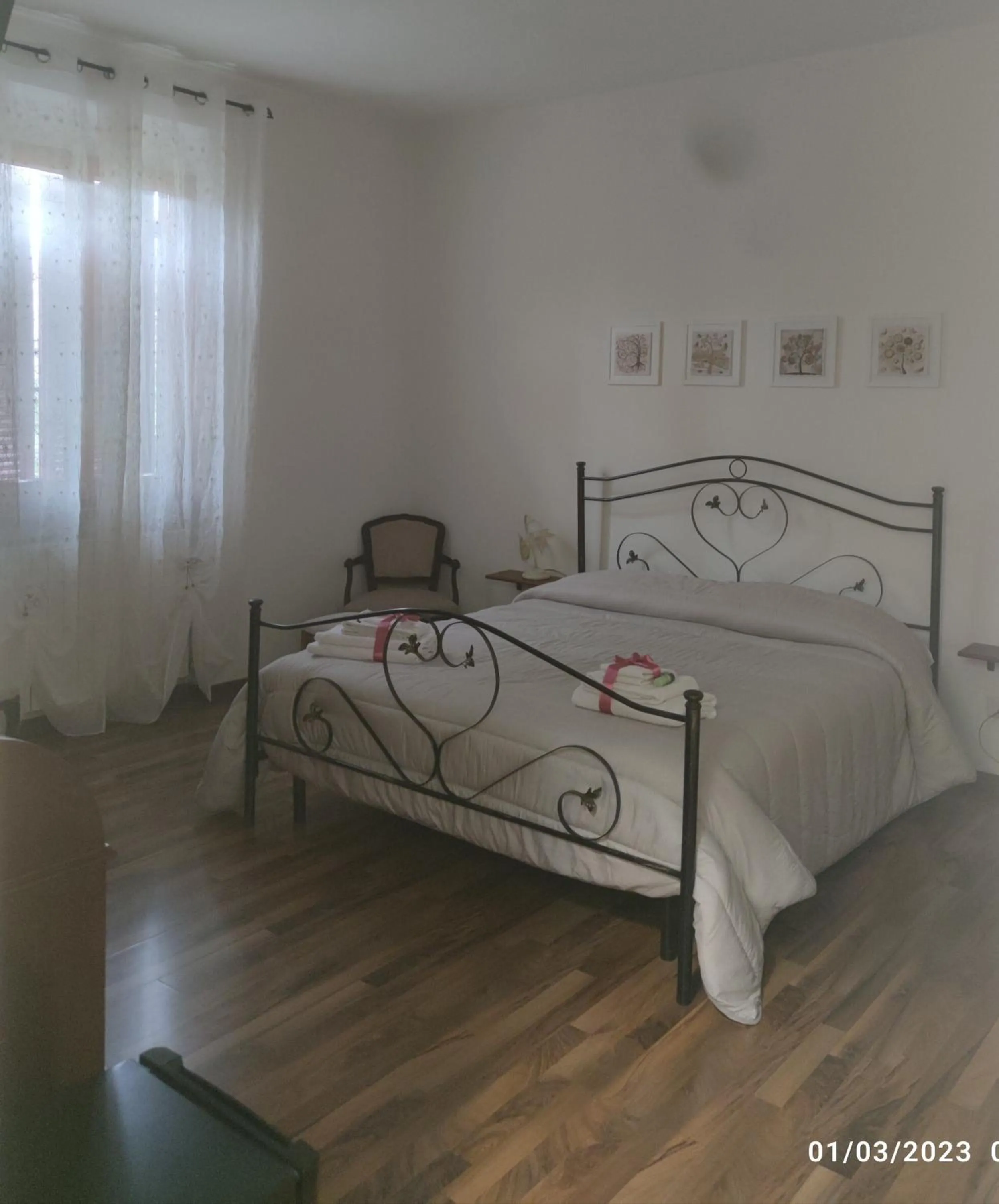 Bedroom, Bed in B&B Le Cinque Querce