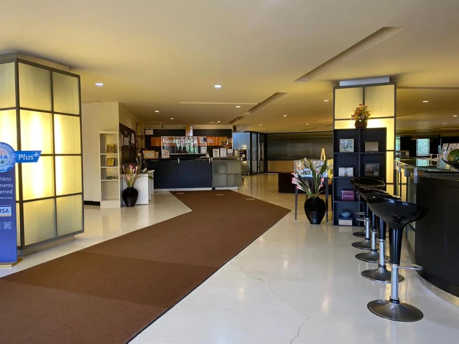 Lobby or reception in Amarin Samui Hotel - SHA Plus Certified