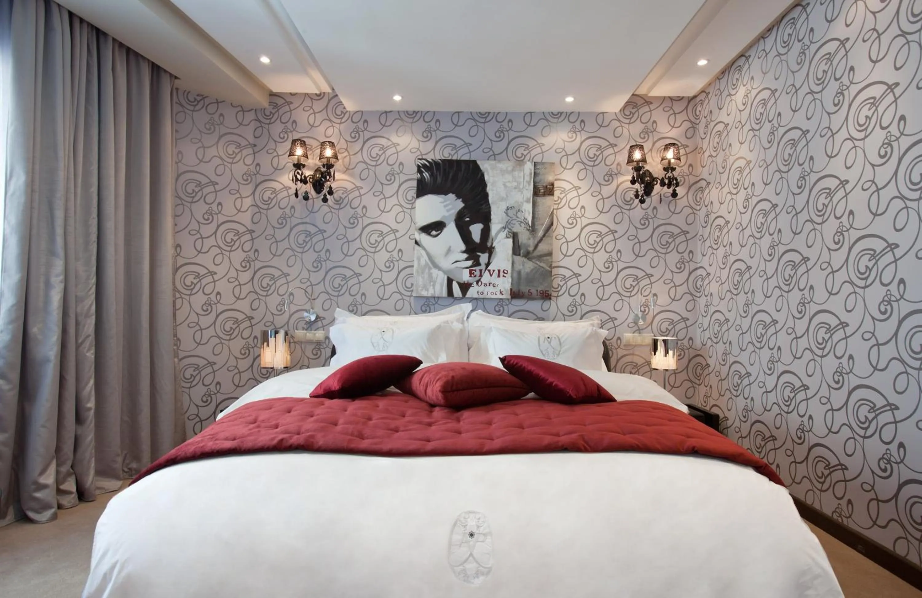 Bedroom, Bed in Art Palace Suites & Spa