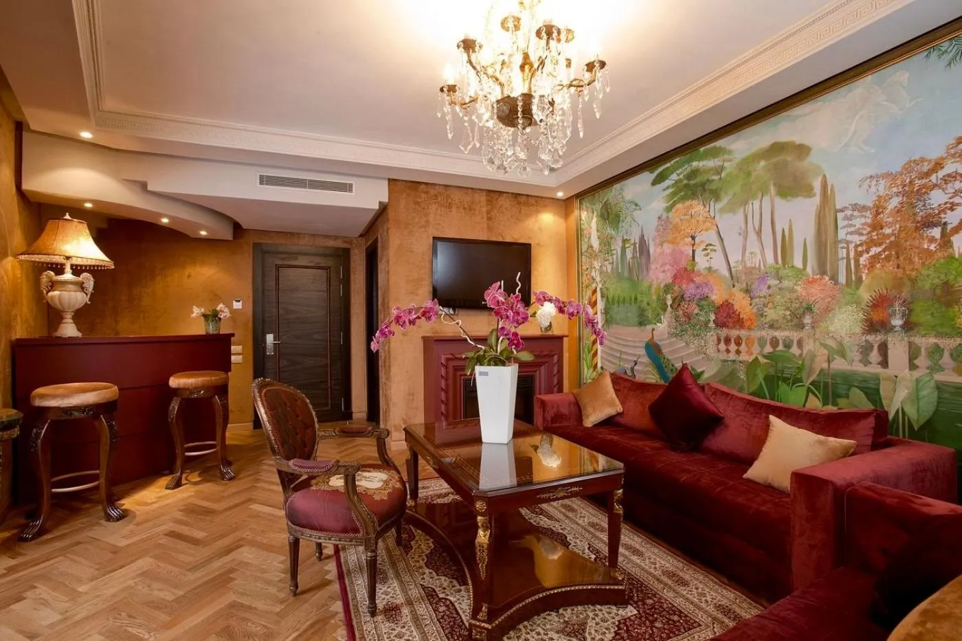 Living room in Art Palace Suites & Spa