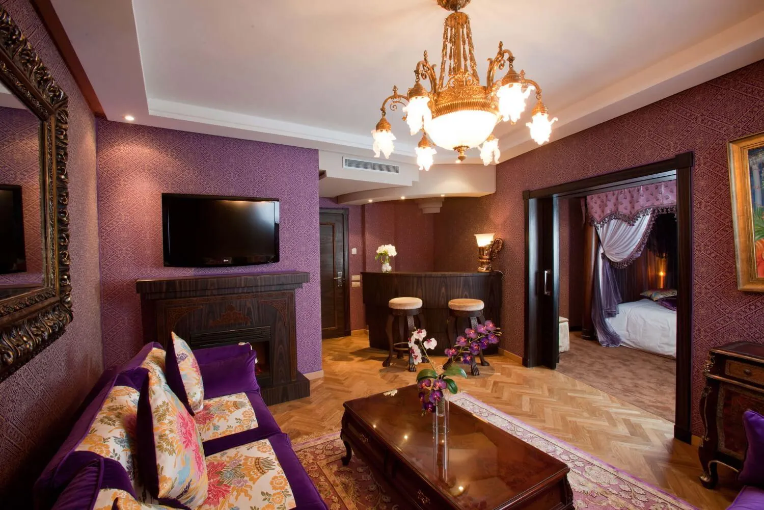 Living room in Art Palace Suites & Spa