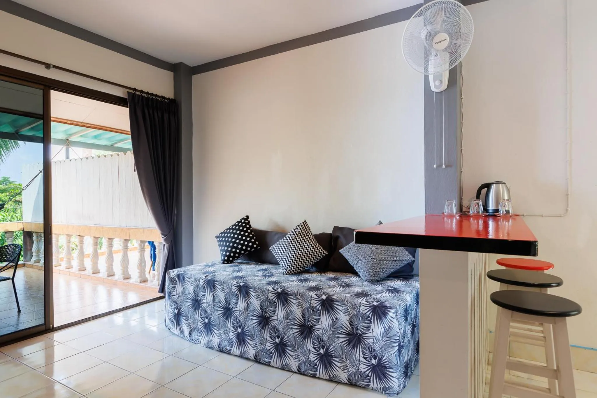 Seating area in Baan Kiao