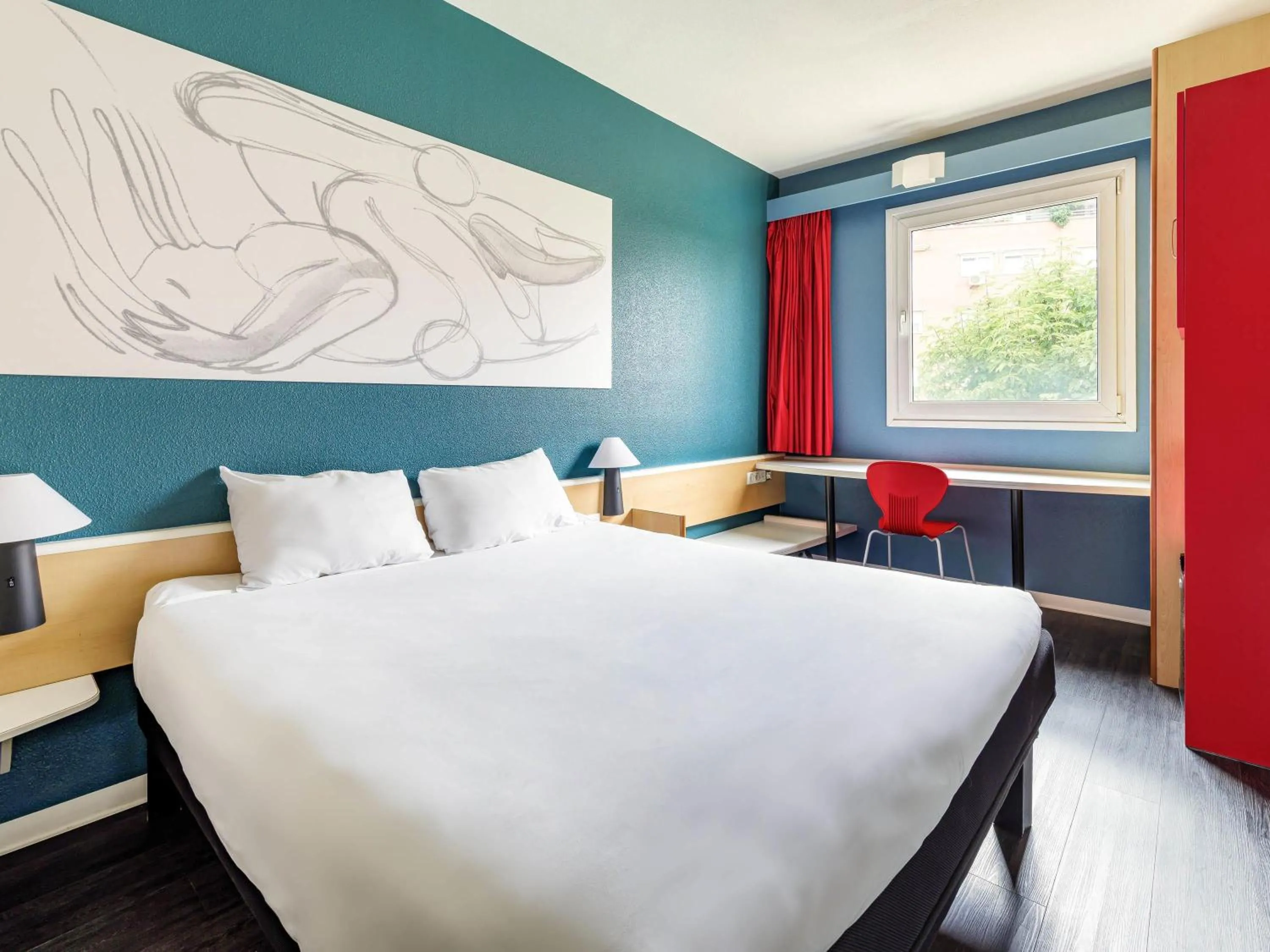 Bedroom, Bed in Ibis Madrid Getafe
