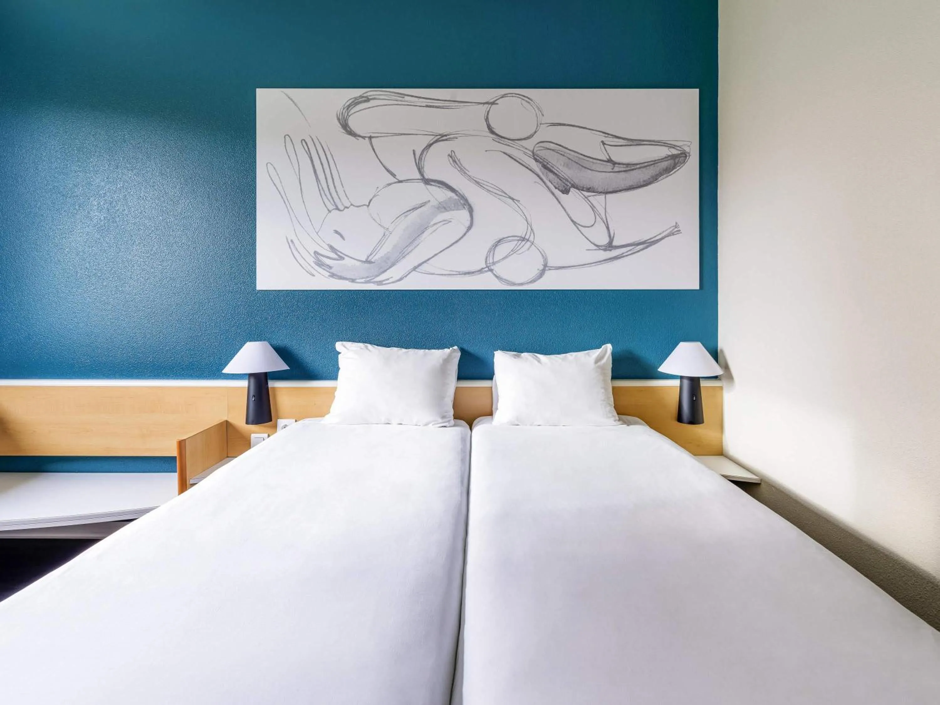 Bedroom, Bed in Ibis Madrid Getafe